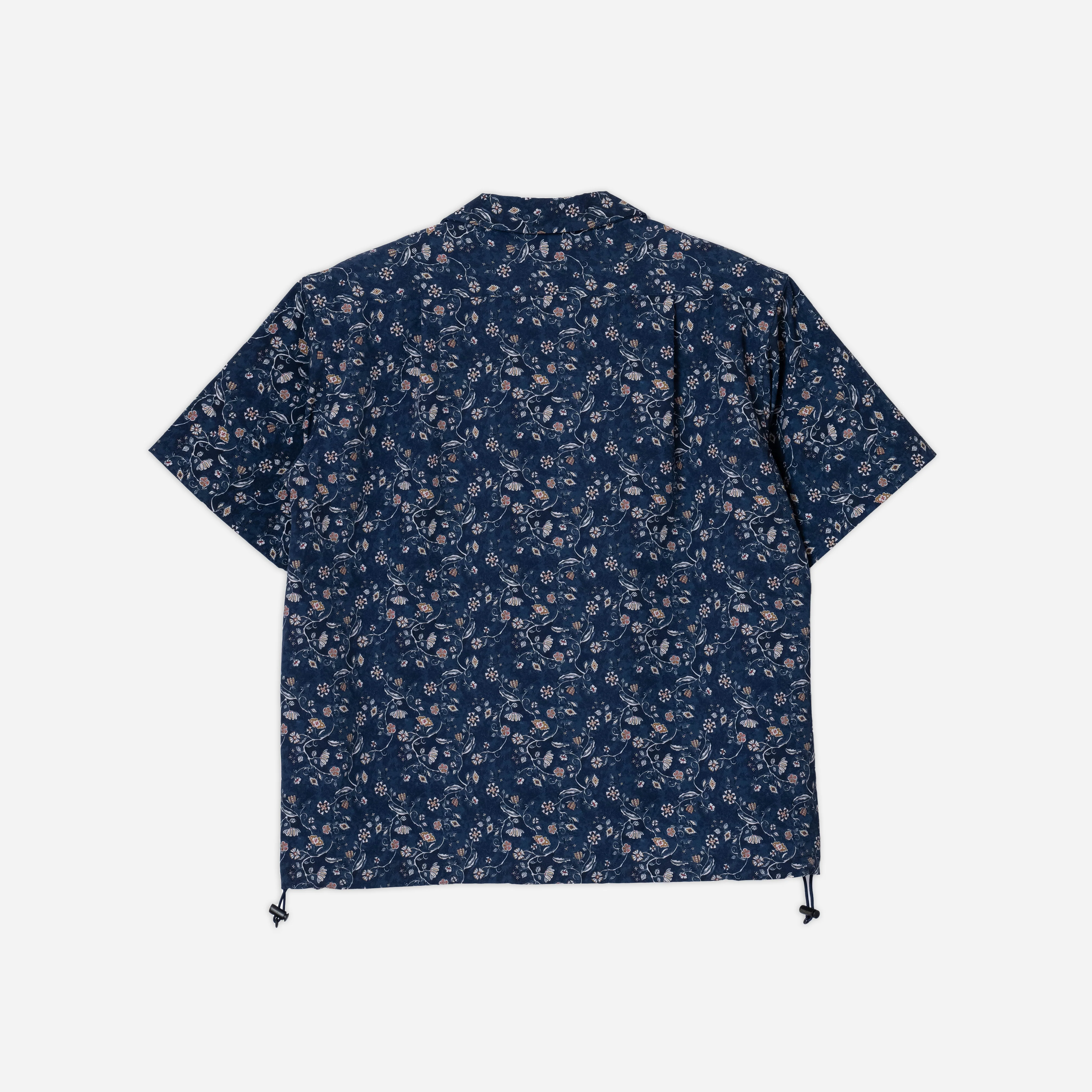 Open Collar Shirt Jacket - Navy Moonbeam - Image 4