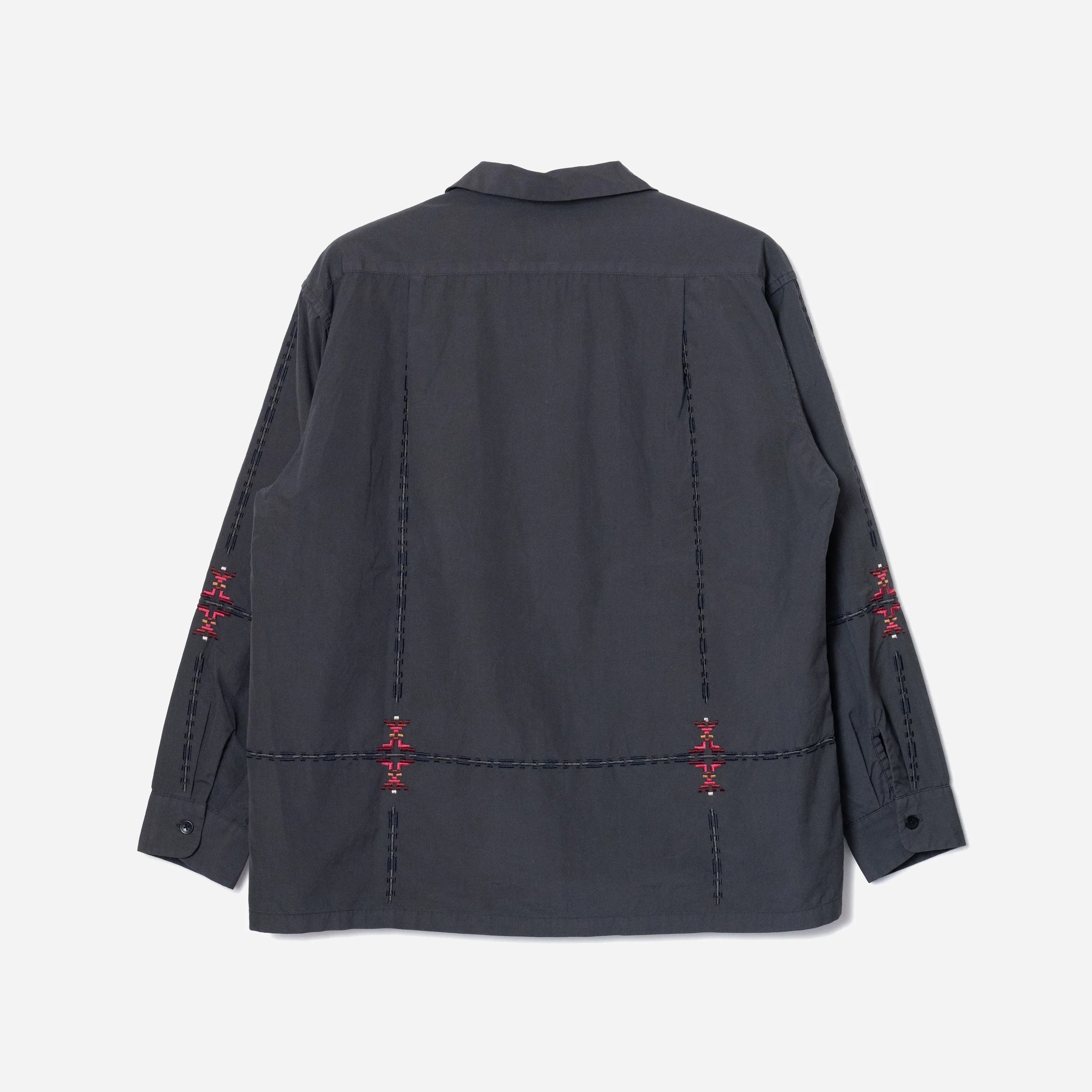 Garment Dye EMB Shirt - Charcoal - Image 2