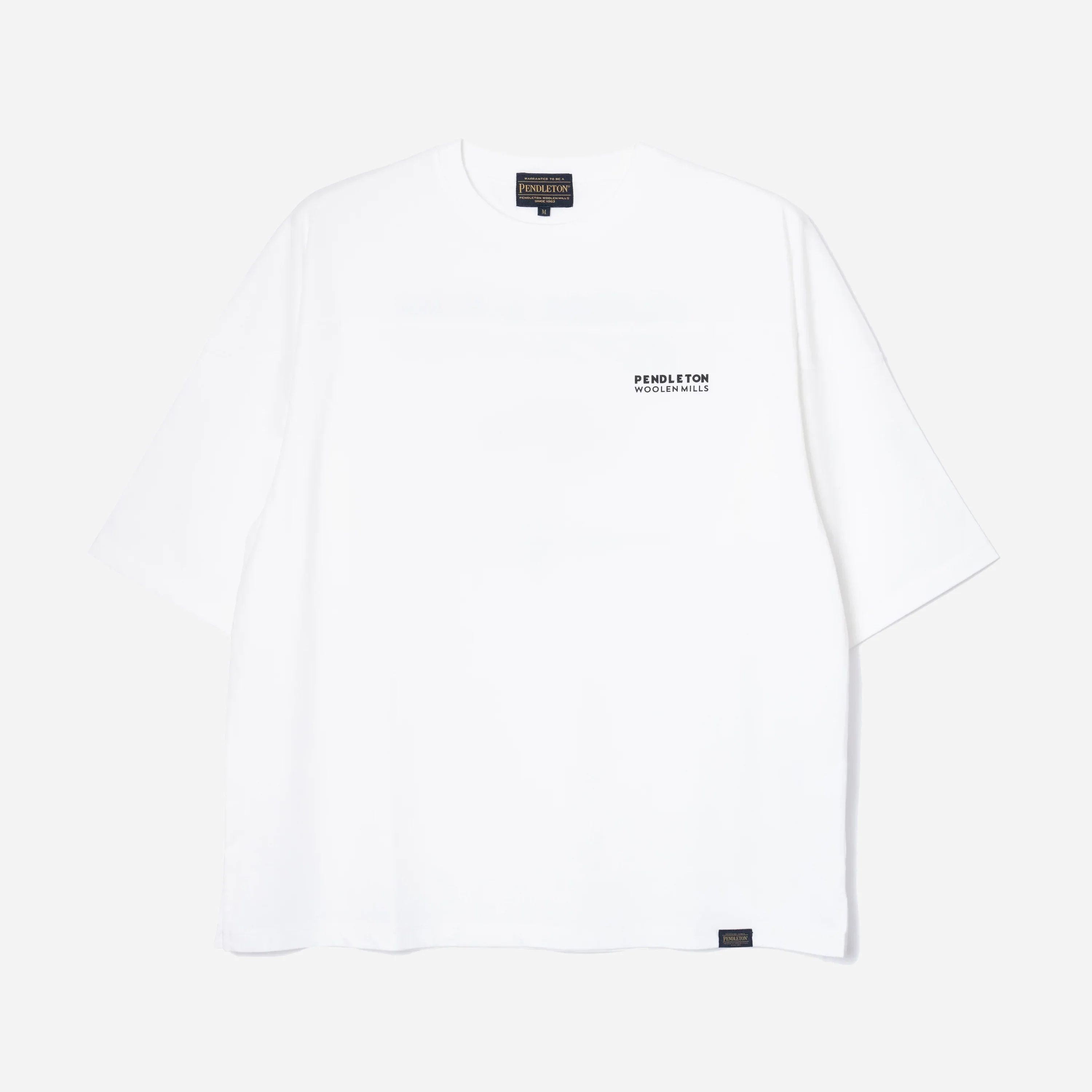 Garment Dye Football T-Shirt - Off White