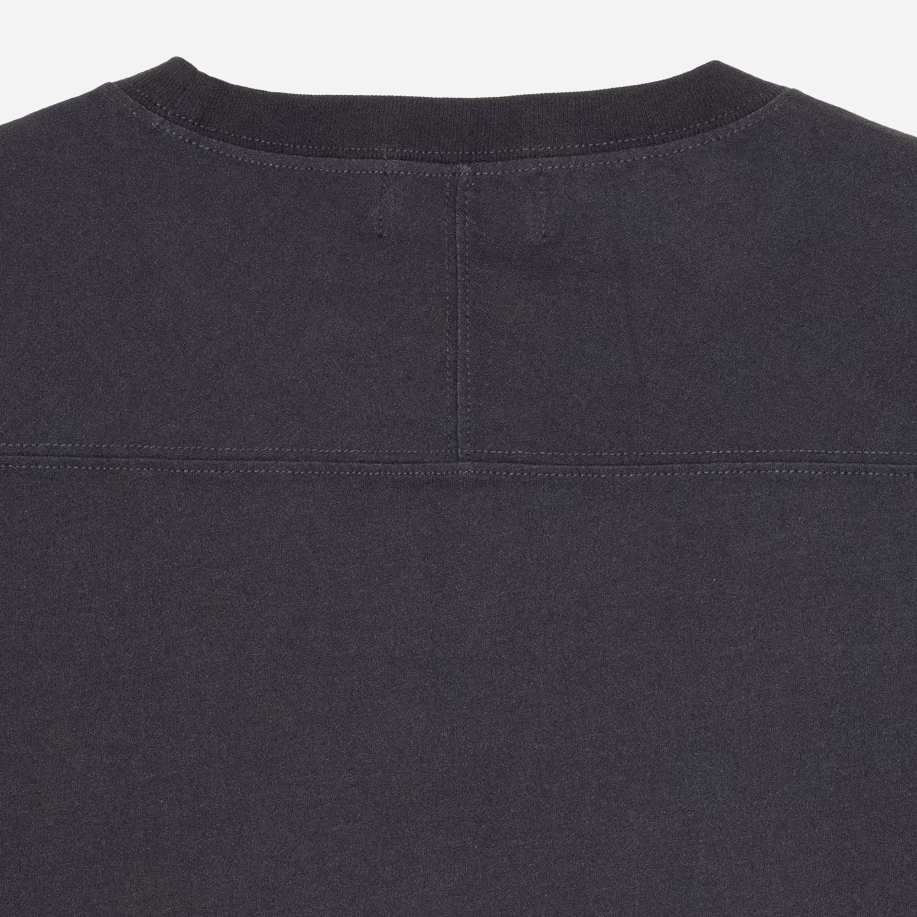 Garment Dye Football T-Shirt - Slate Grey - Image 3