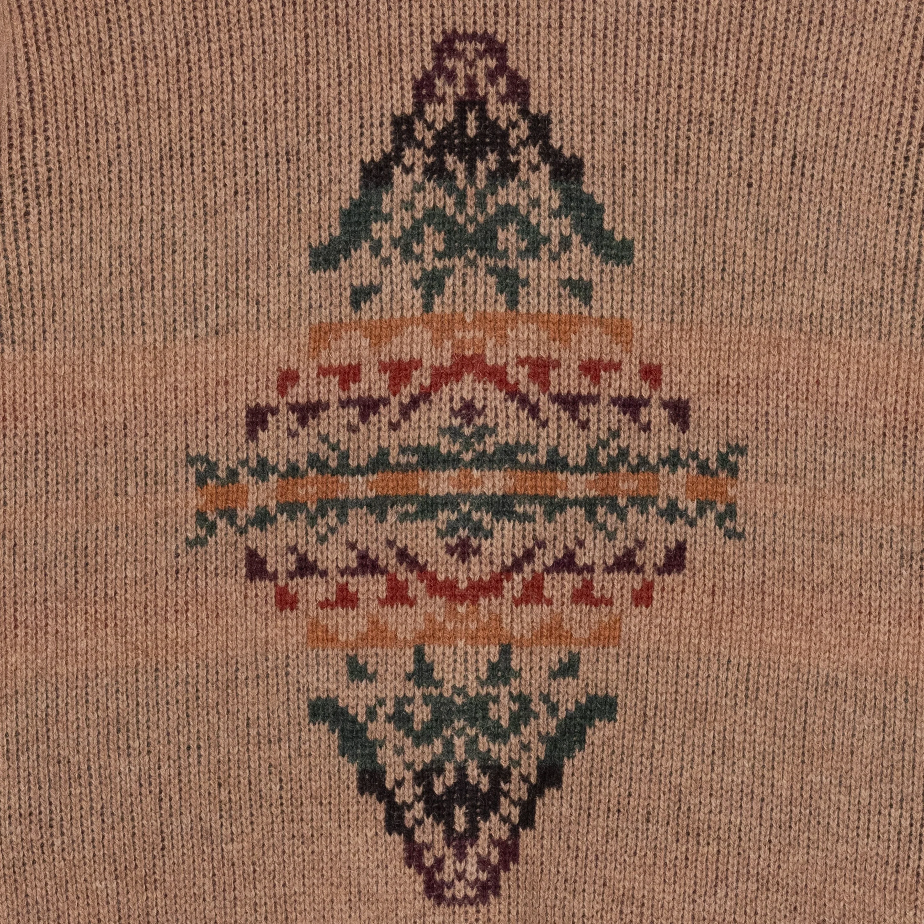 Lambswool Cardigan - Tan - Image 3