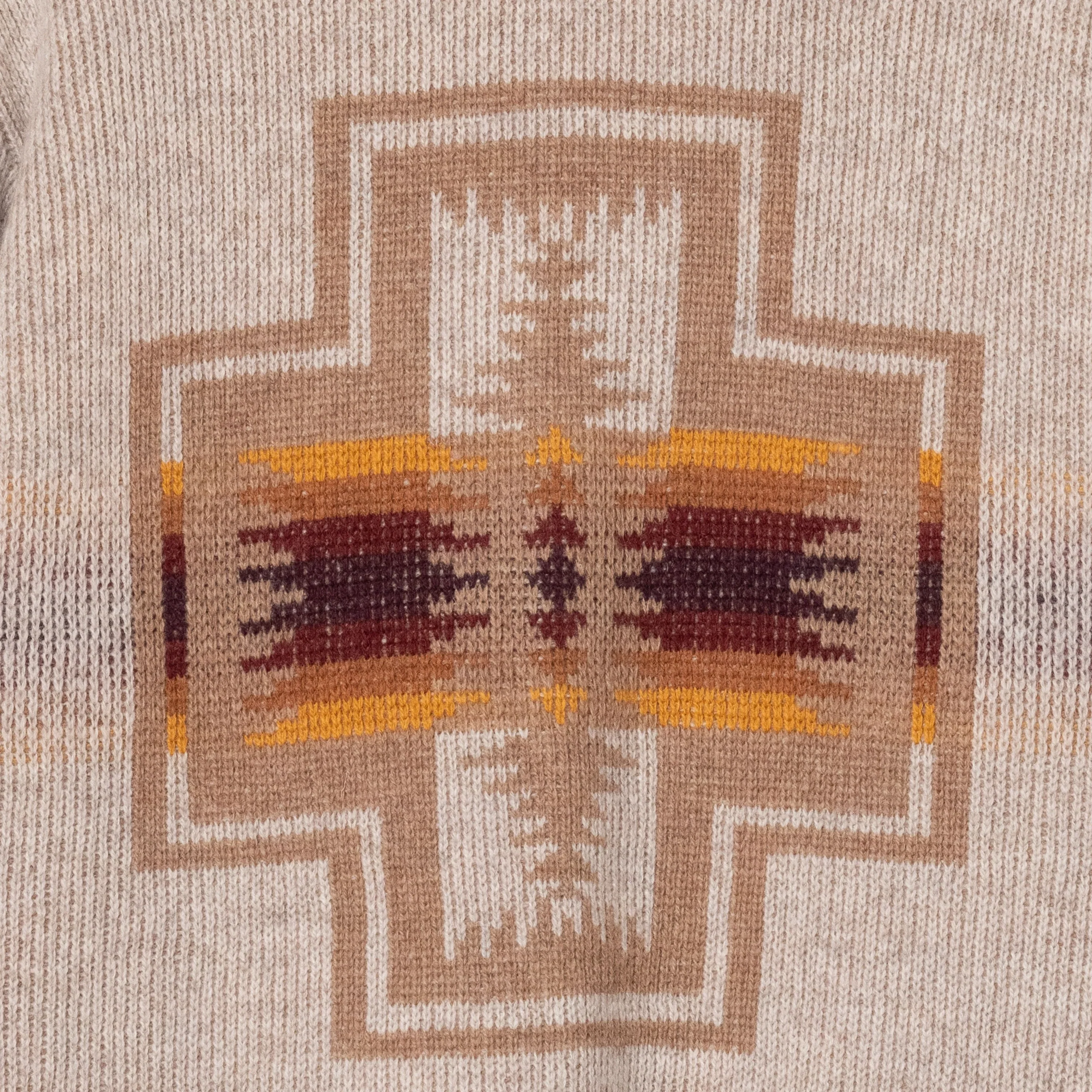 Lambswool Cardigan - Tan Beige - Image 3