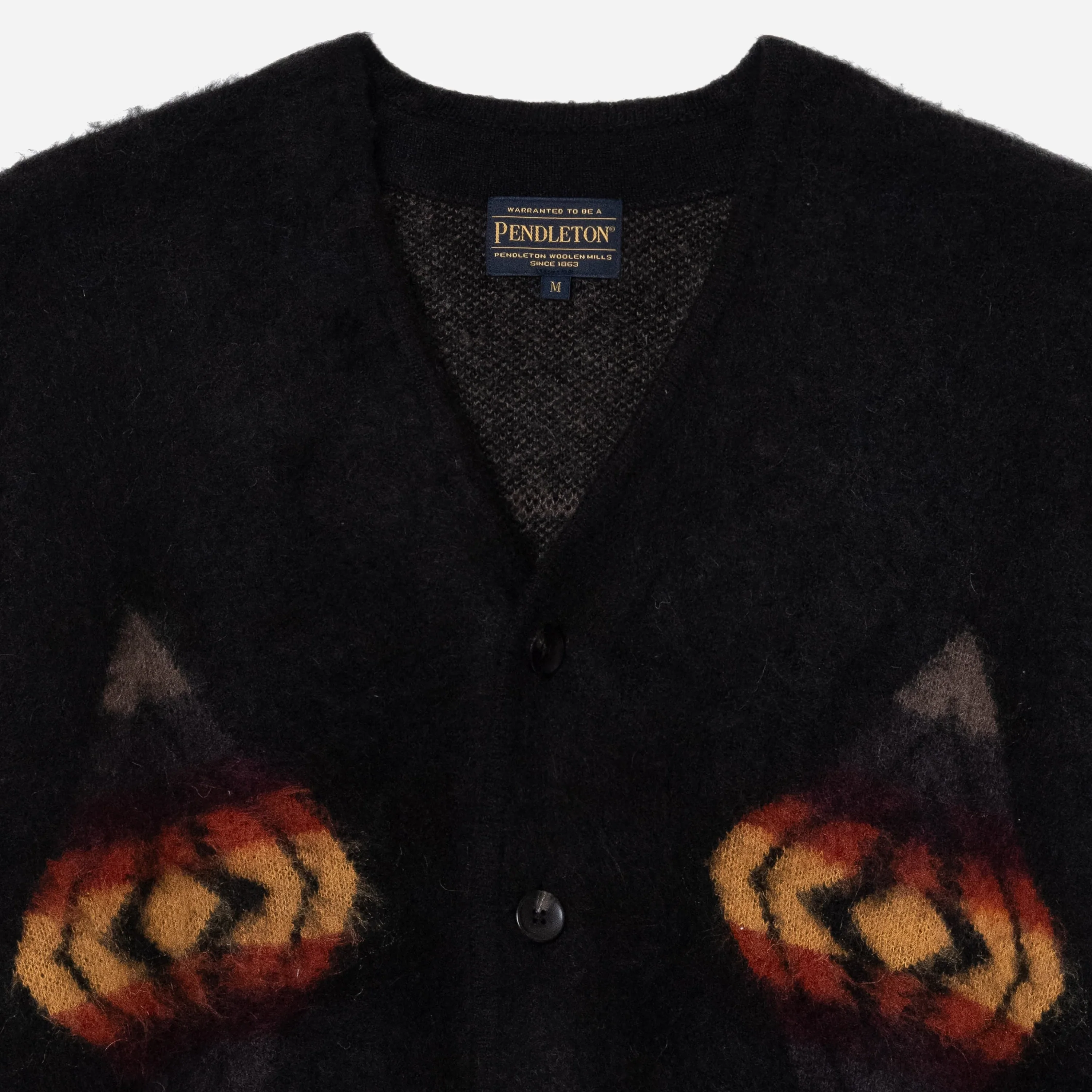 Shaggy Cardigan - Black Harding - Image 2