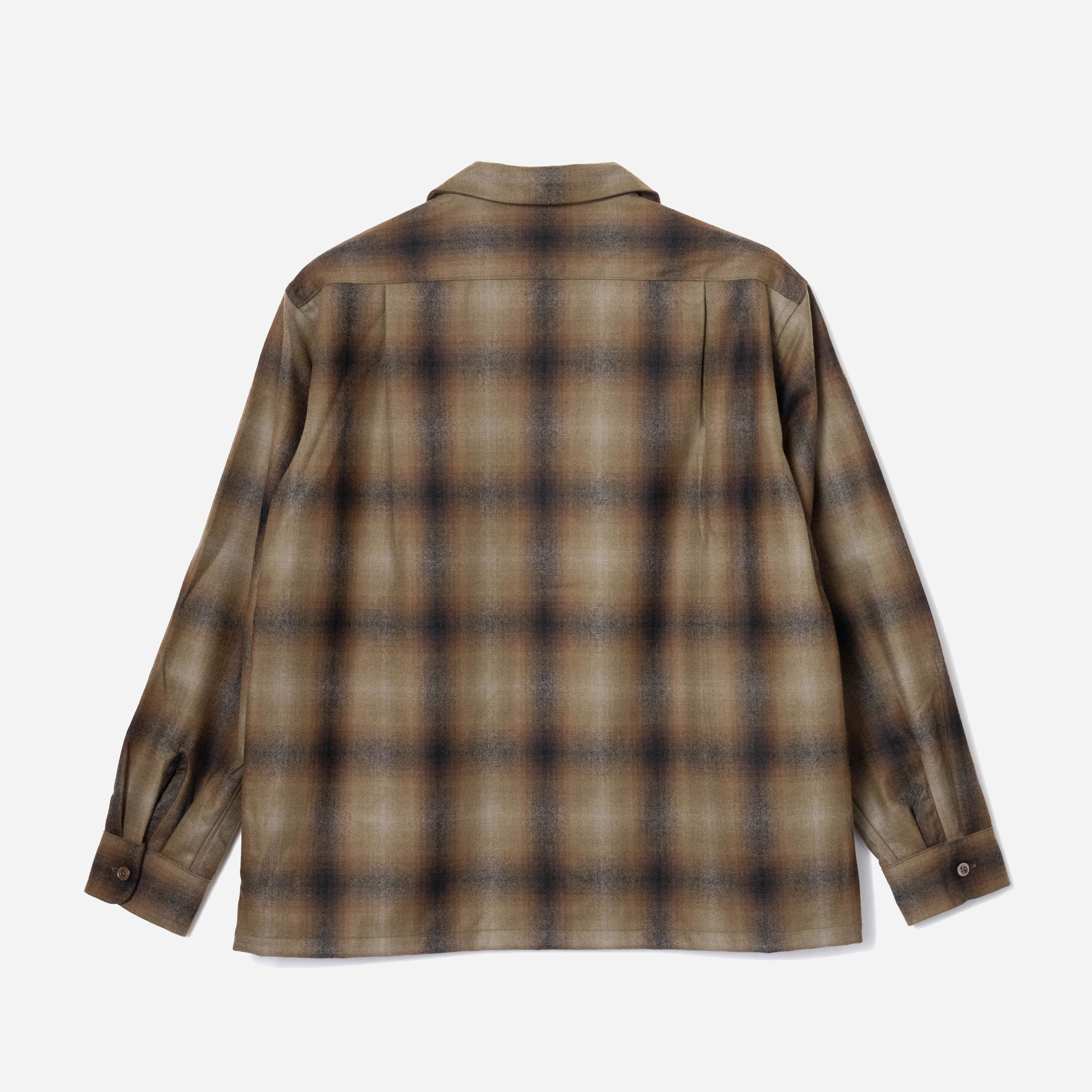 Crafted In Japan Wool Shirt - Brown/Beige - Image 4
