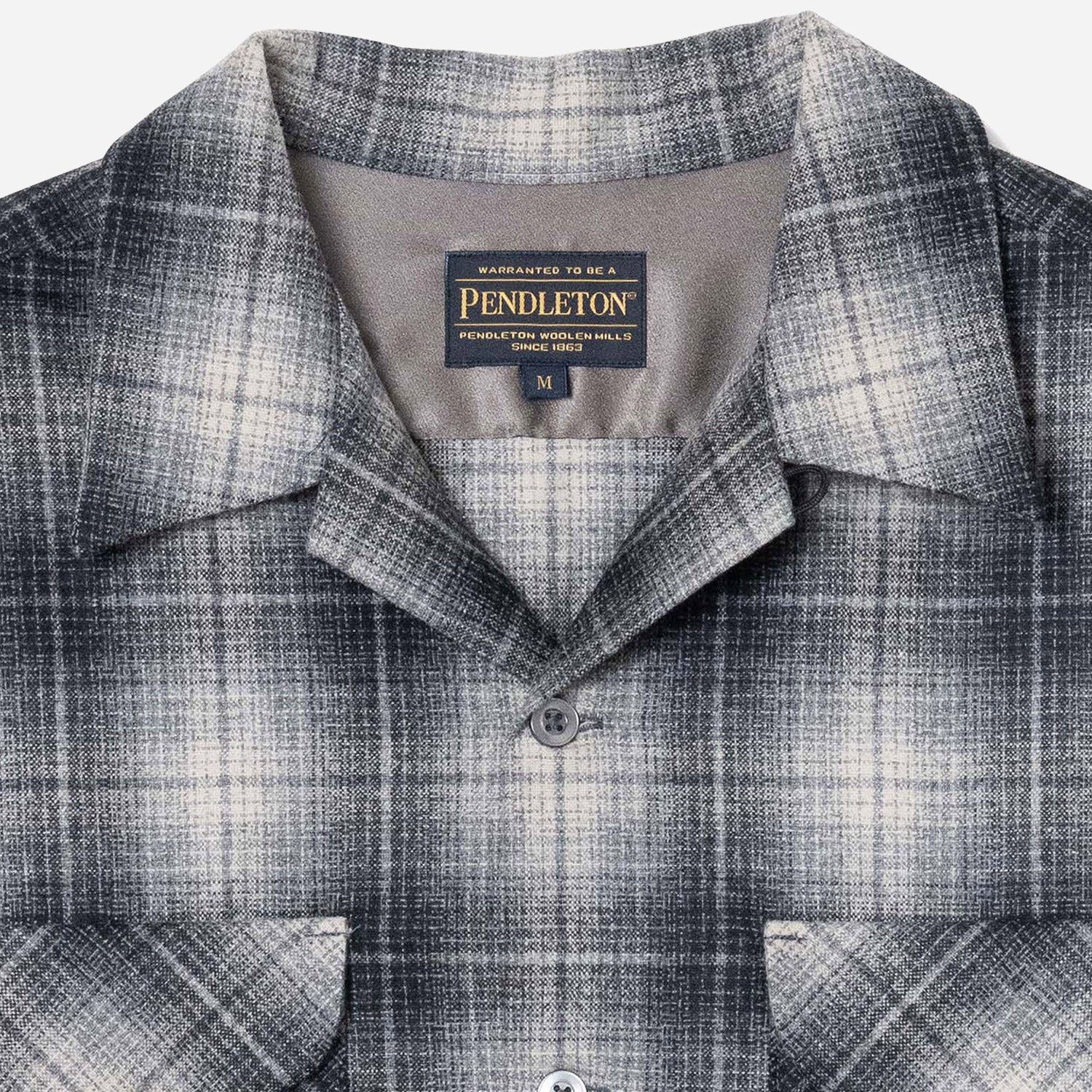 Crafted In Japan Wool Shirt - Grey/Black - Image 2