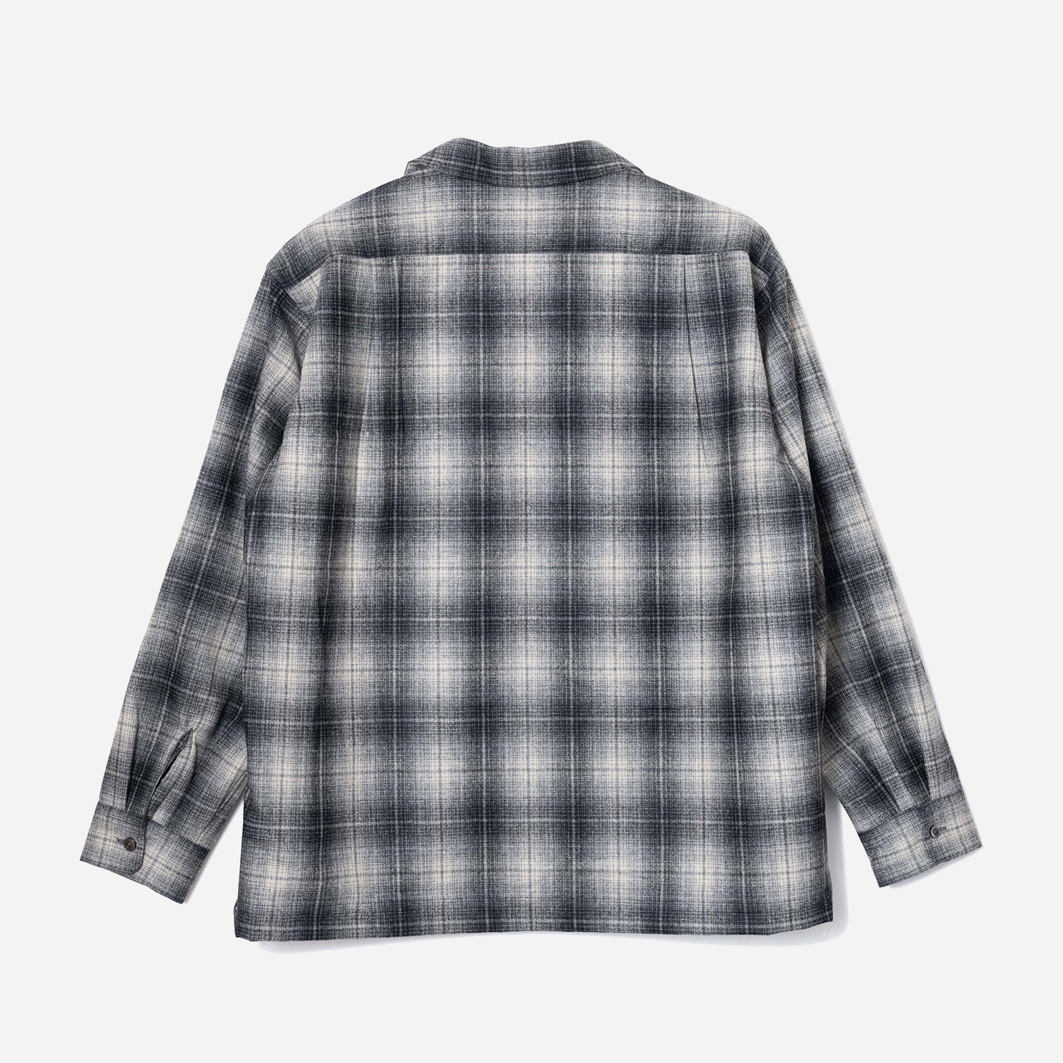 Crafted In Japan Wool Shirt - Grey/Black - Image 4