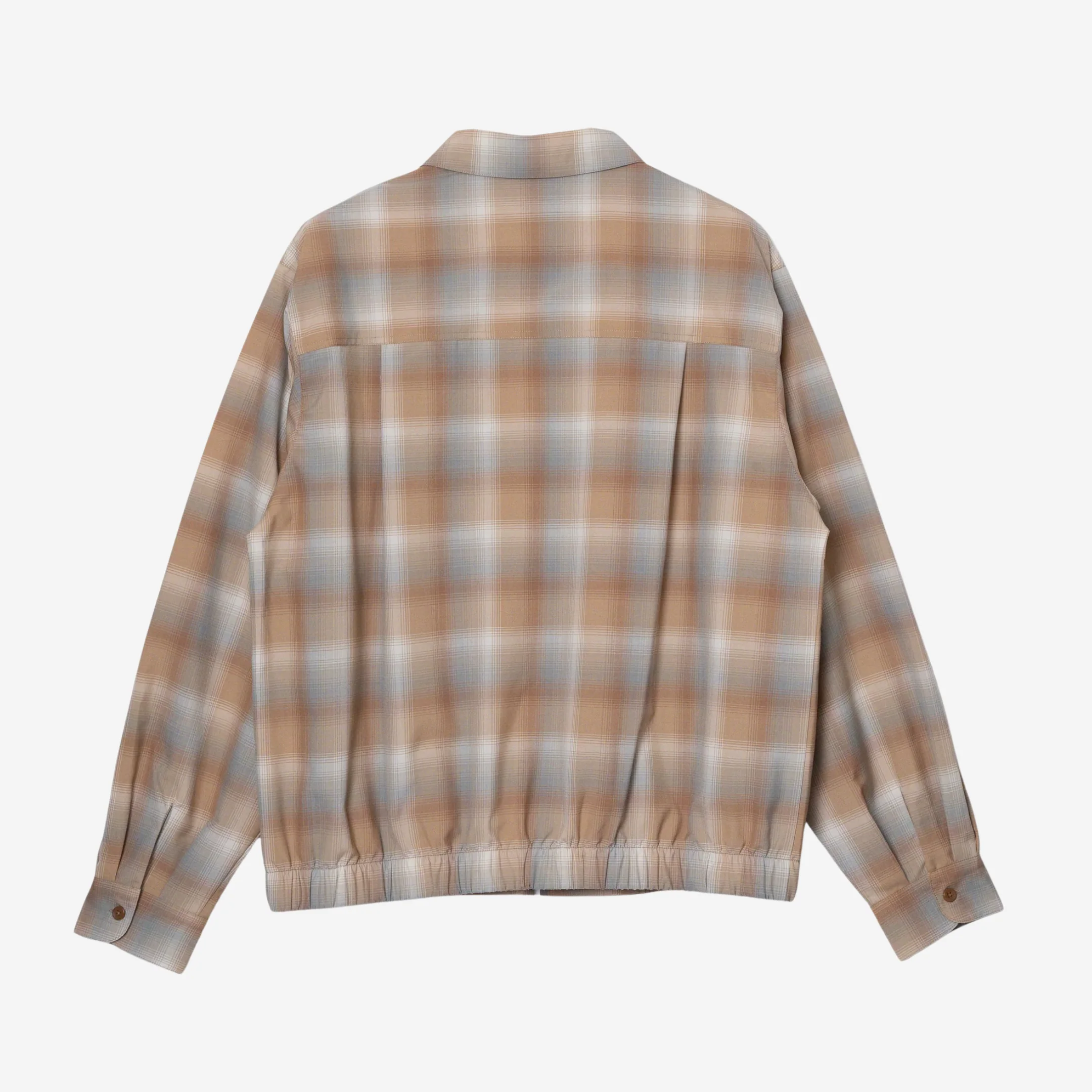 Zip Up Jacket - Beige/Grey - Image 3