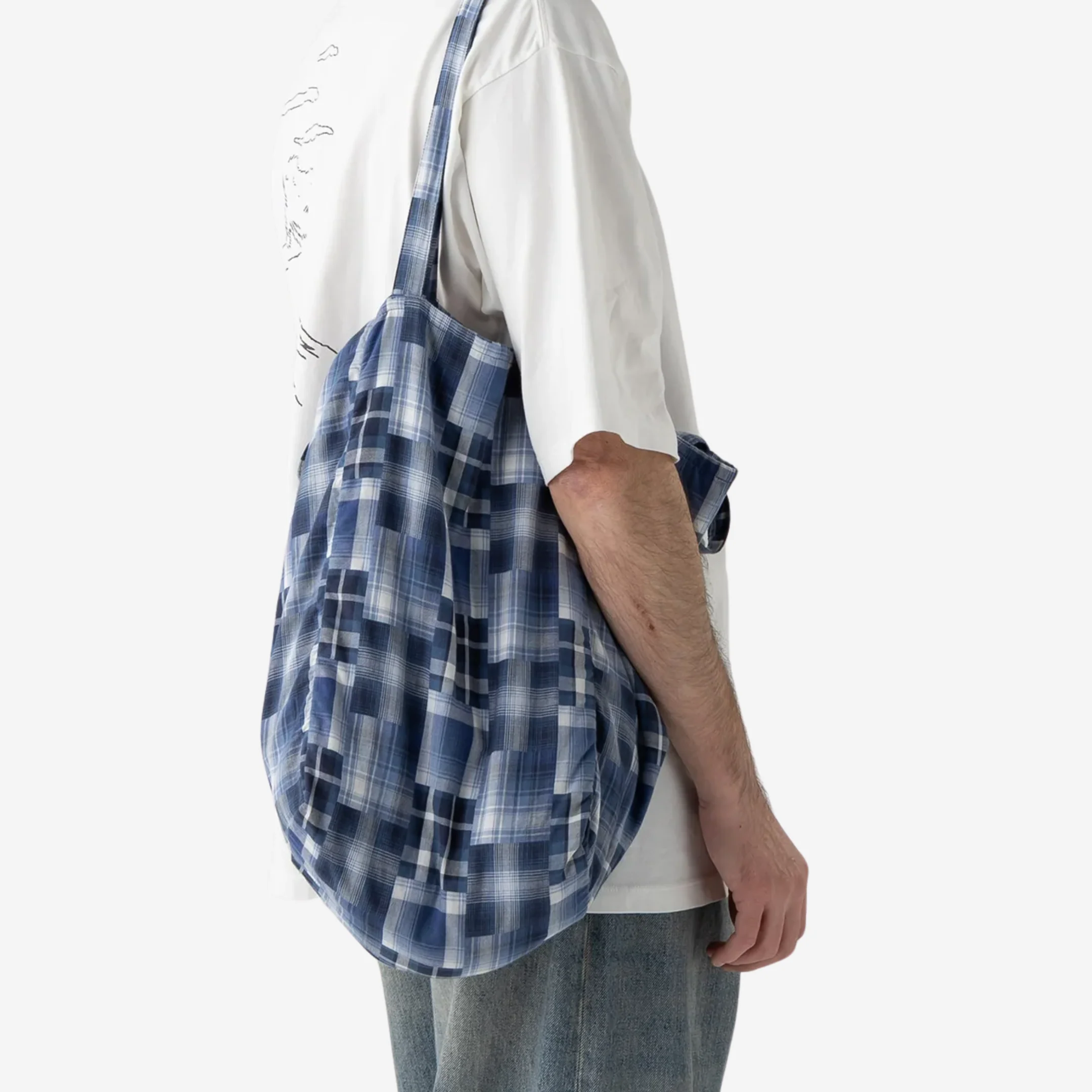 Cotton Tote Bag - Indigo - Image 2