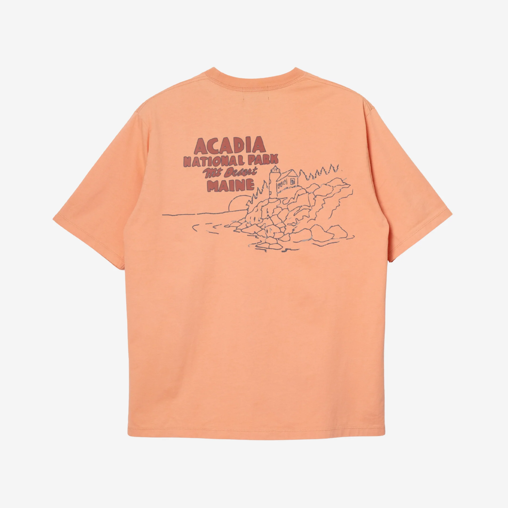 Acadia National Park Tee - Coral - Image 2