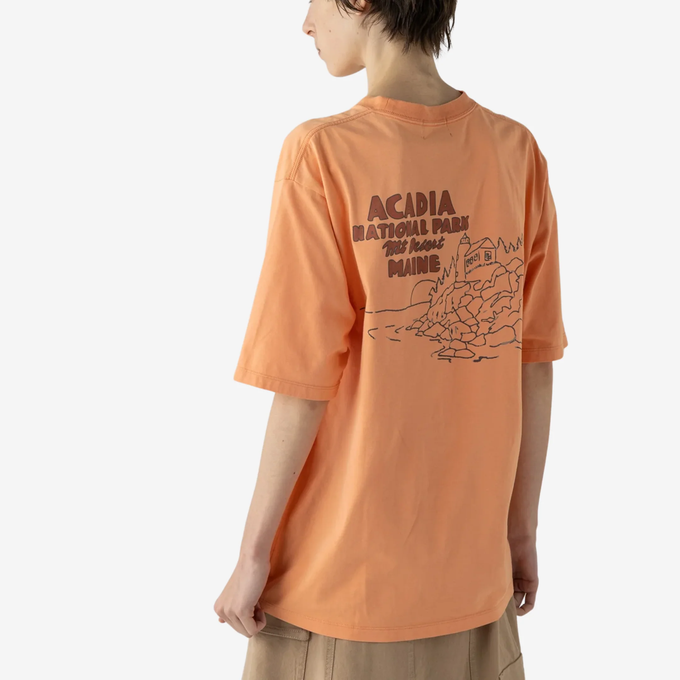 Acadia National Park Tee - Coral - Image 3