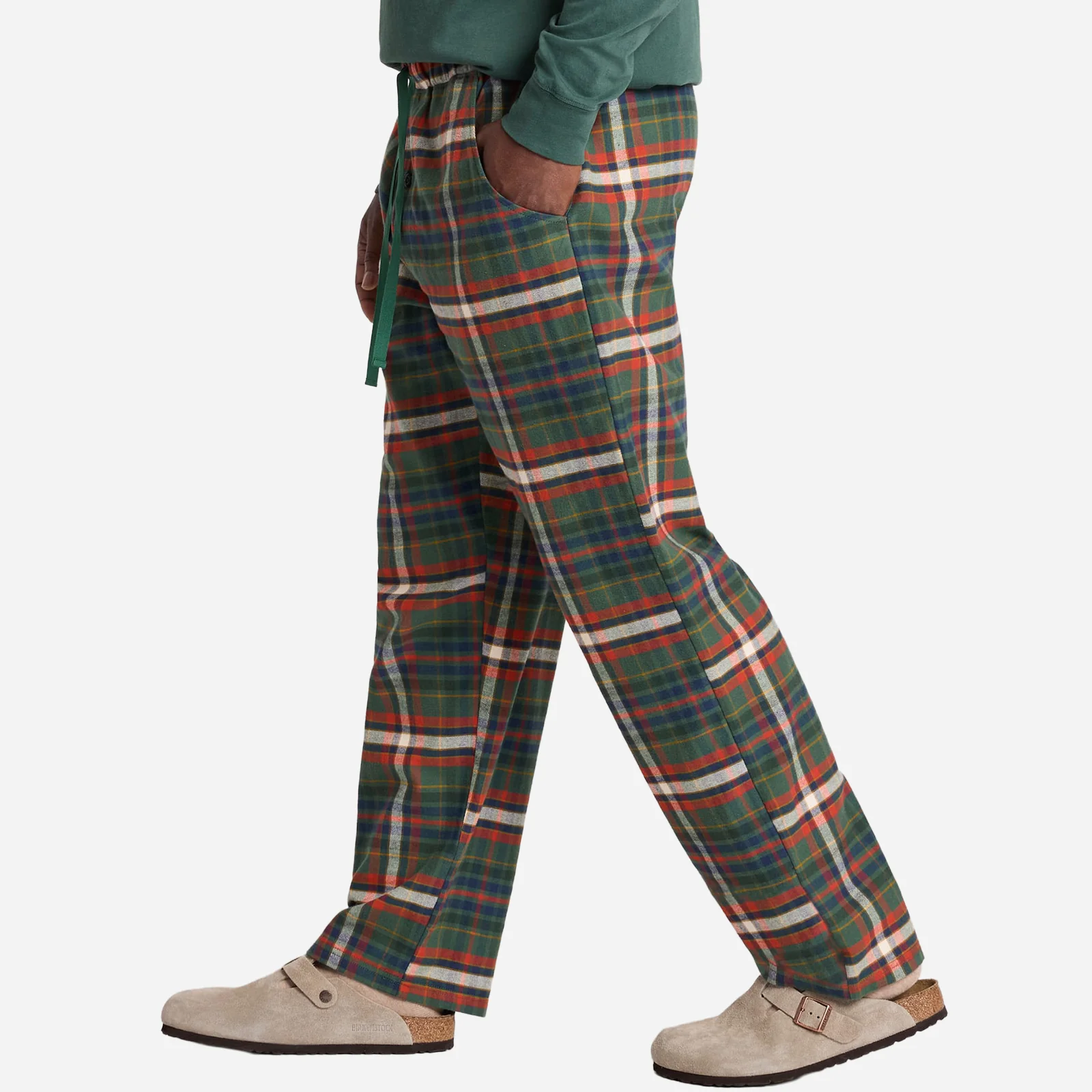 PJ Pant - Green Multi Plaid - Image 3