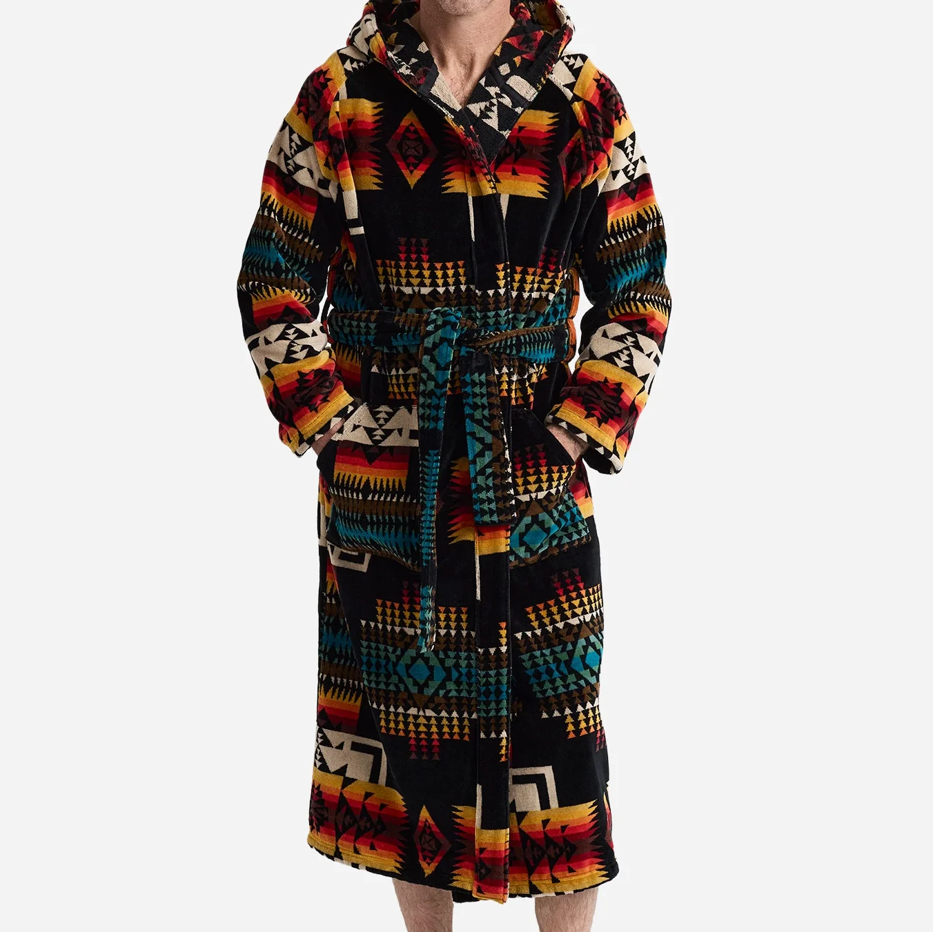 Bath Robe - Chief Joseph Black - Image 4