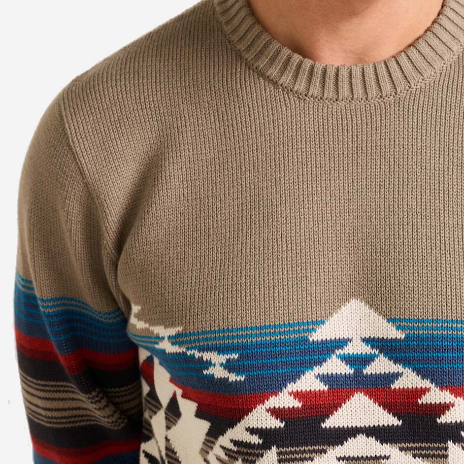 Bridge Creek Crew Sweater - Stone - Image 5