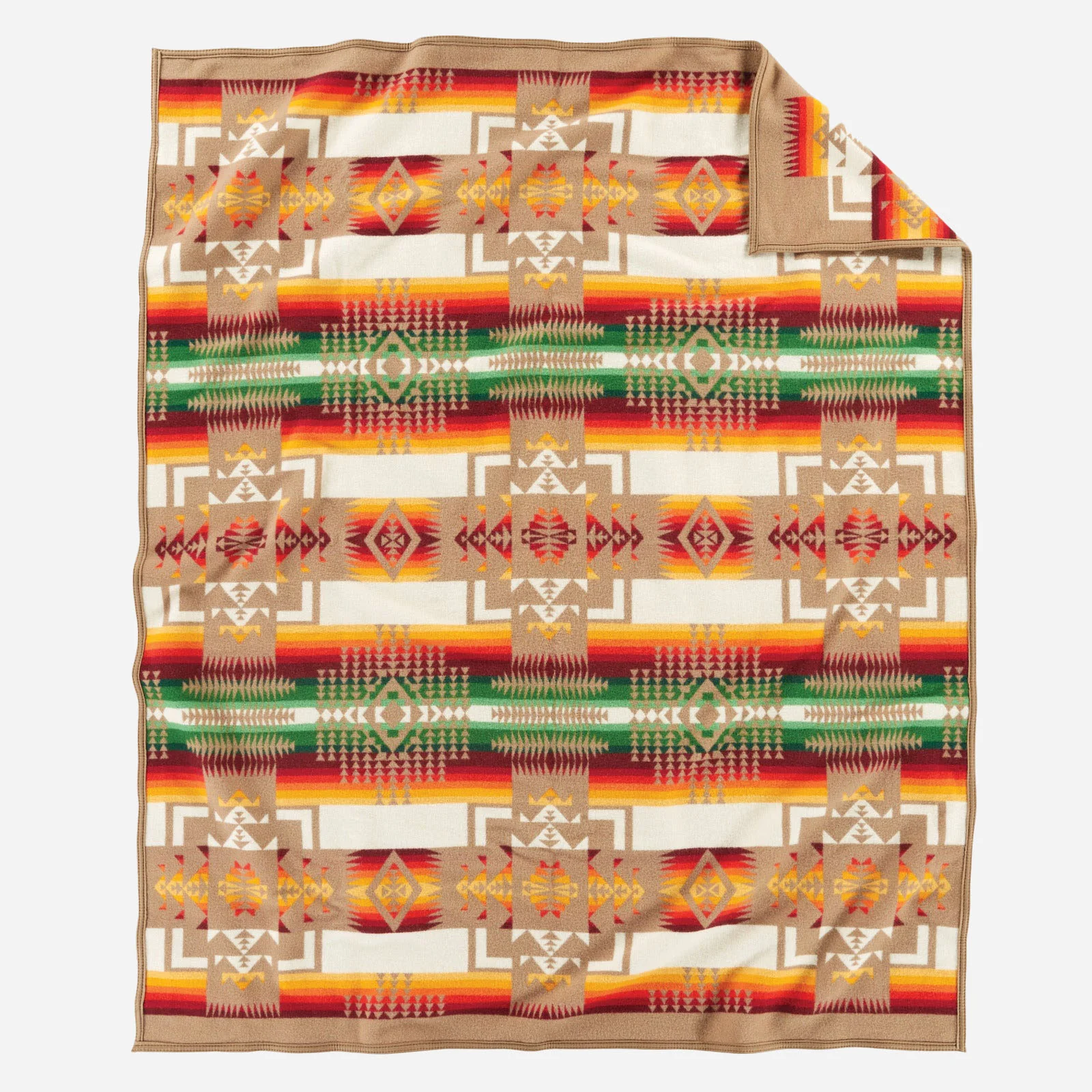 Chief Joseph Blanket - Khaki - Image 2