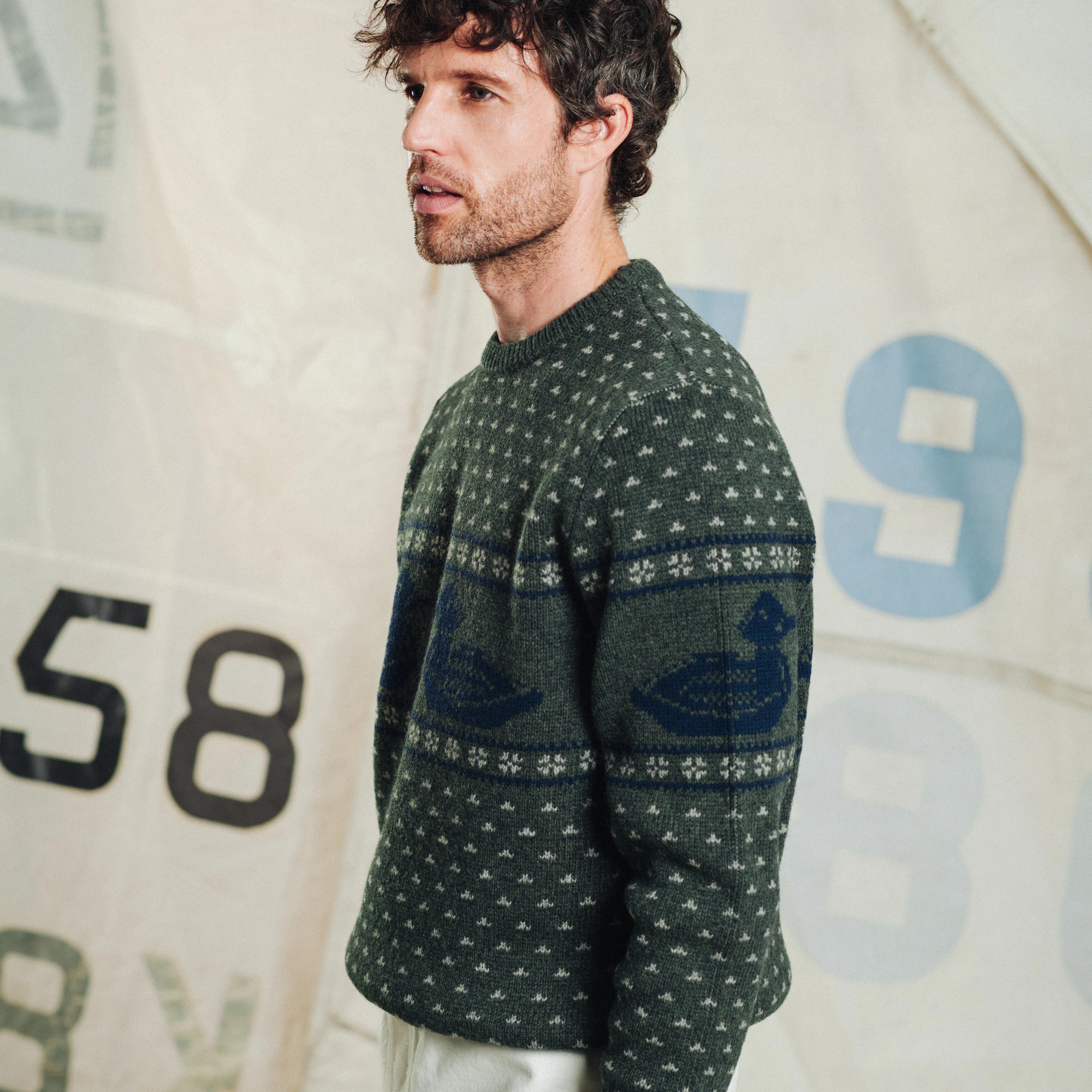 Duck Sweater - Green - Image 5