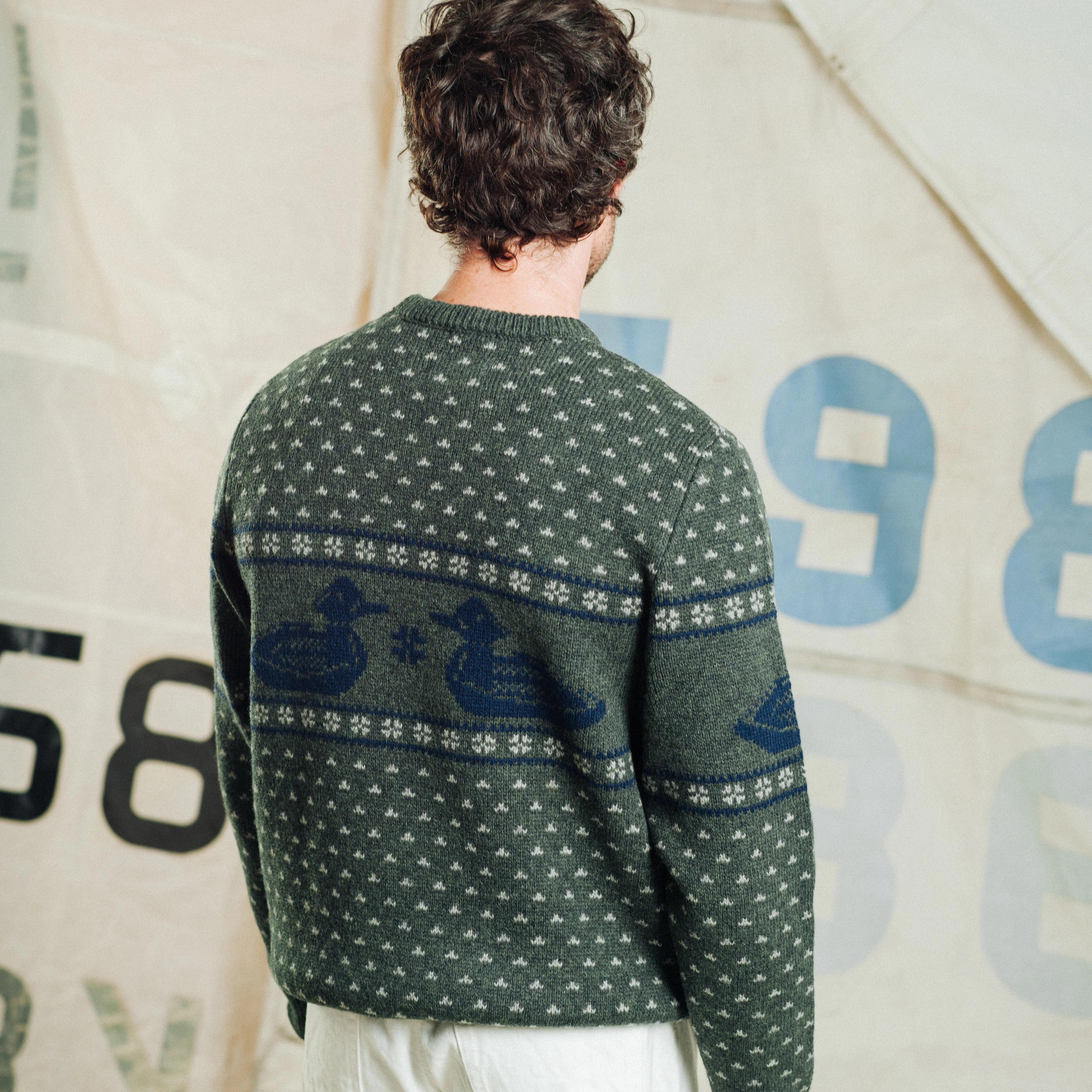 Duck Sweater - Green - Image 6