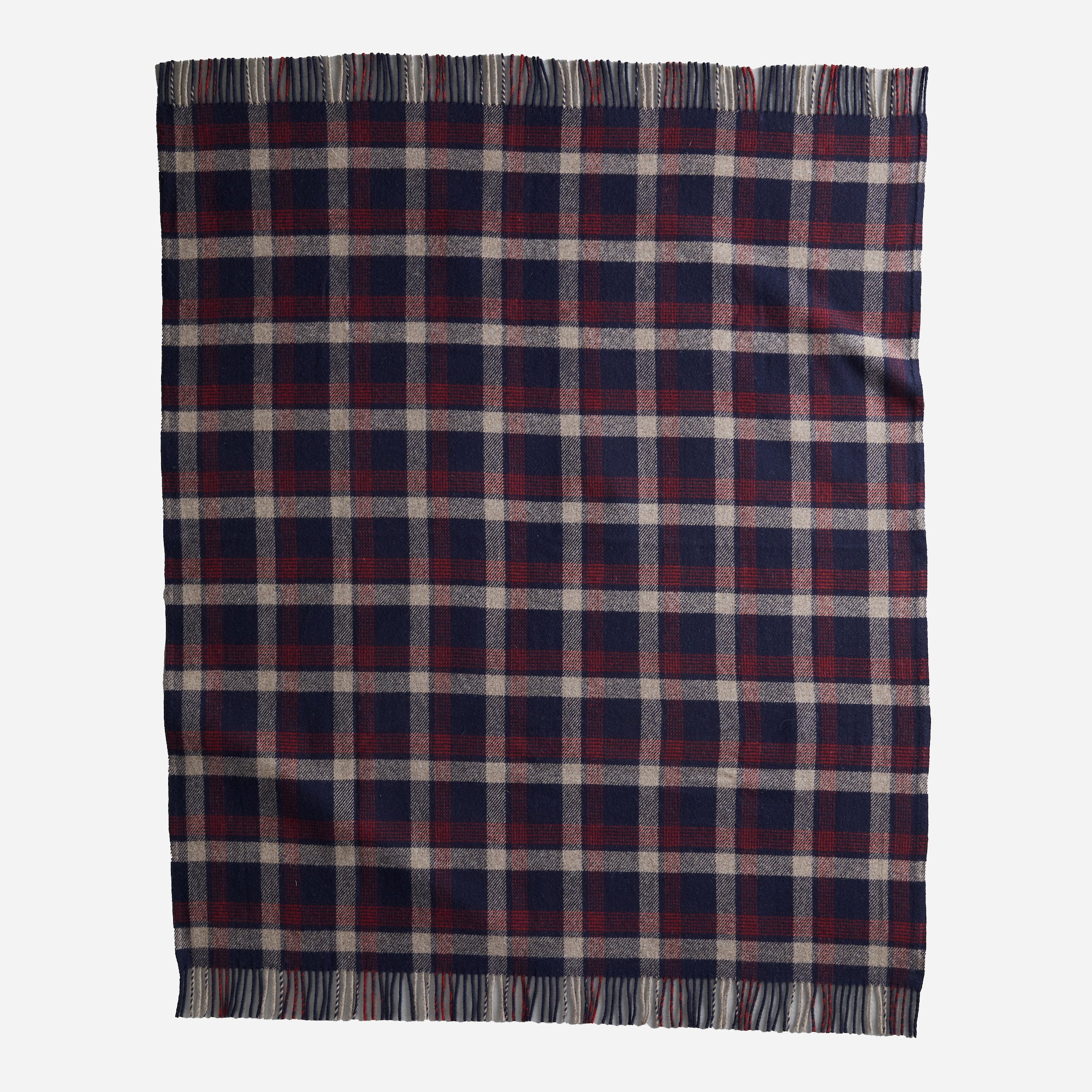 Eco - Wise Washable Throw - Kelso Plaid Navy