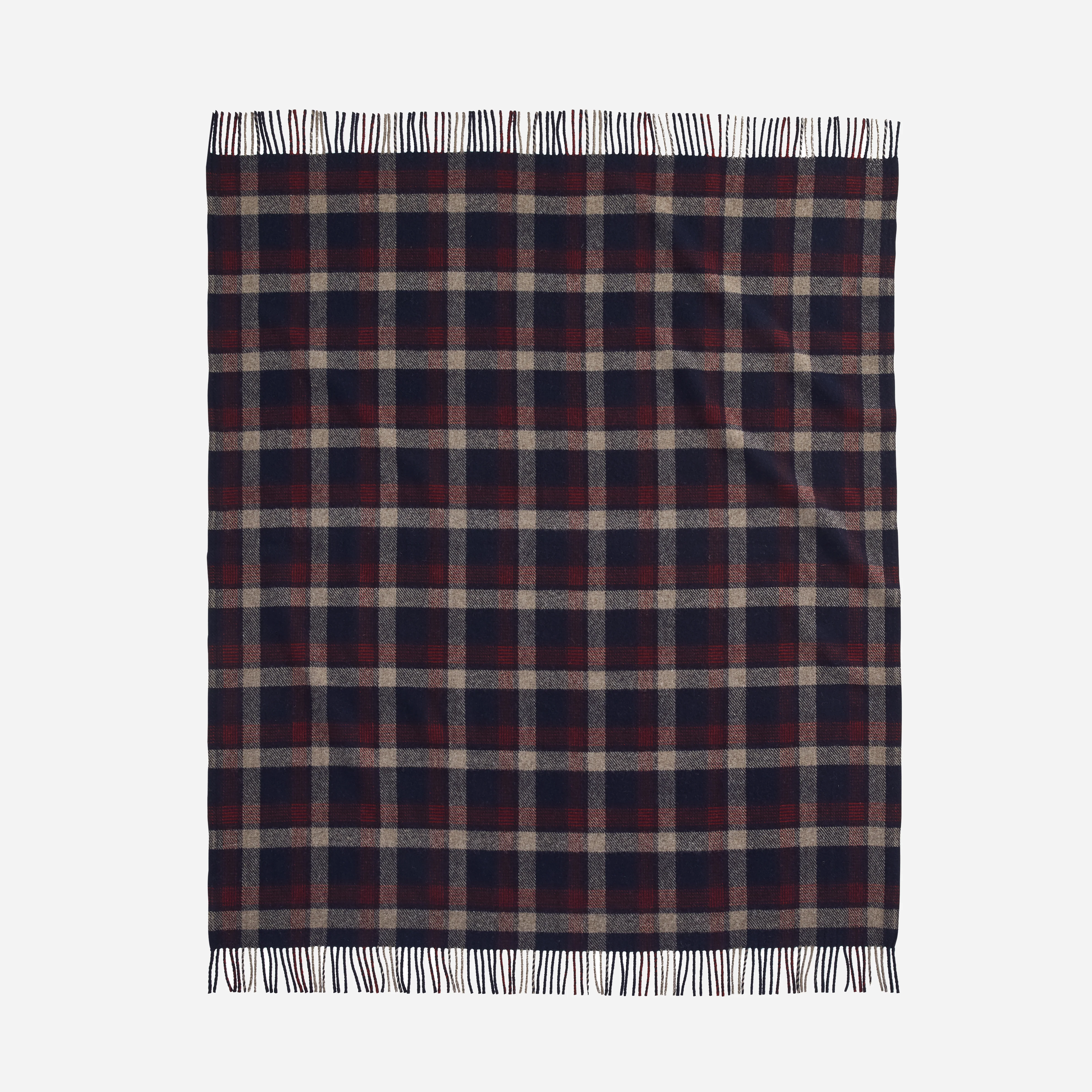 Eco - Wise Washable Throw - Kelso Plaid Navy - Image 5