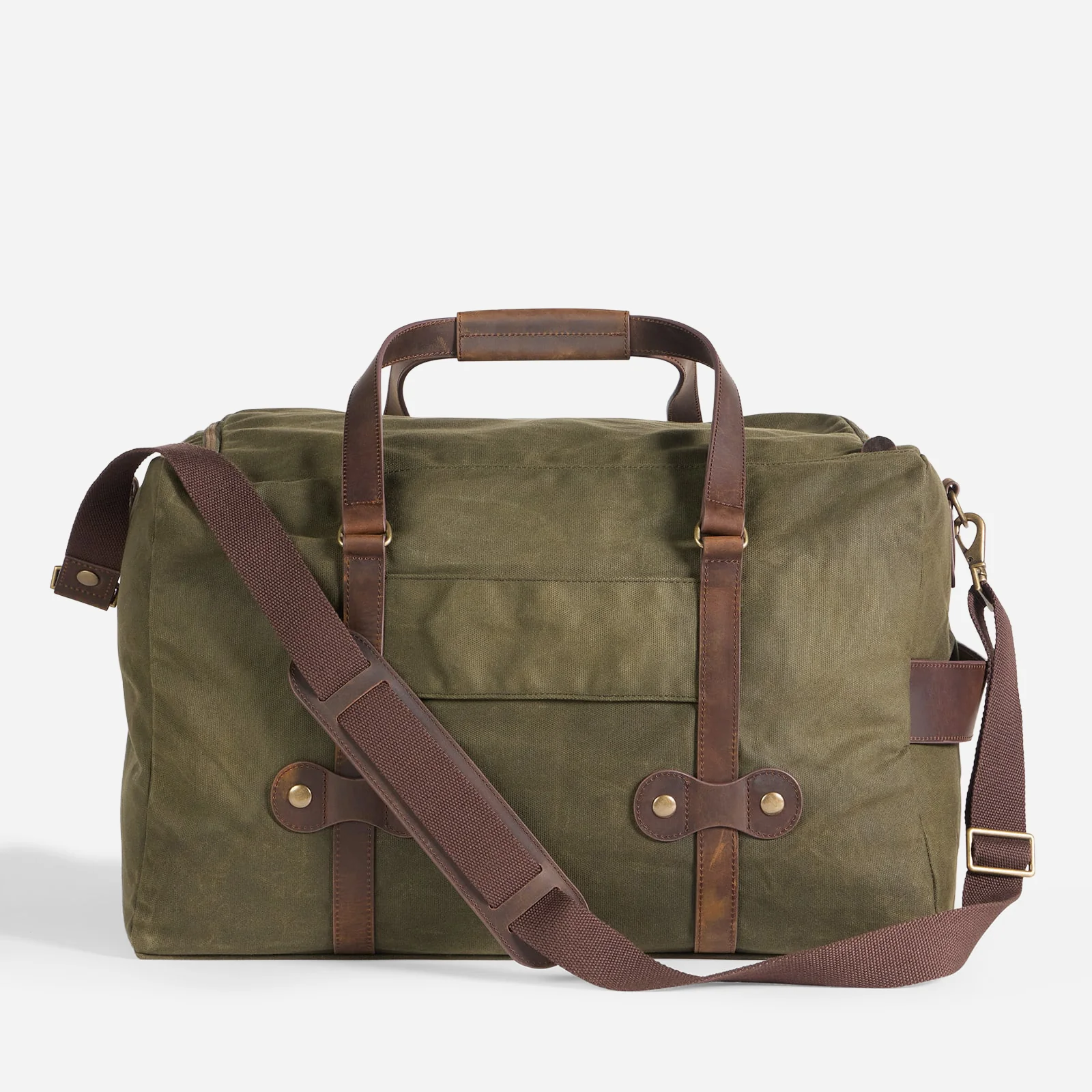 Odyssey Waxed Canvas Duffle Bag - Olive - Image 2