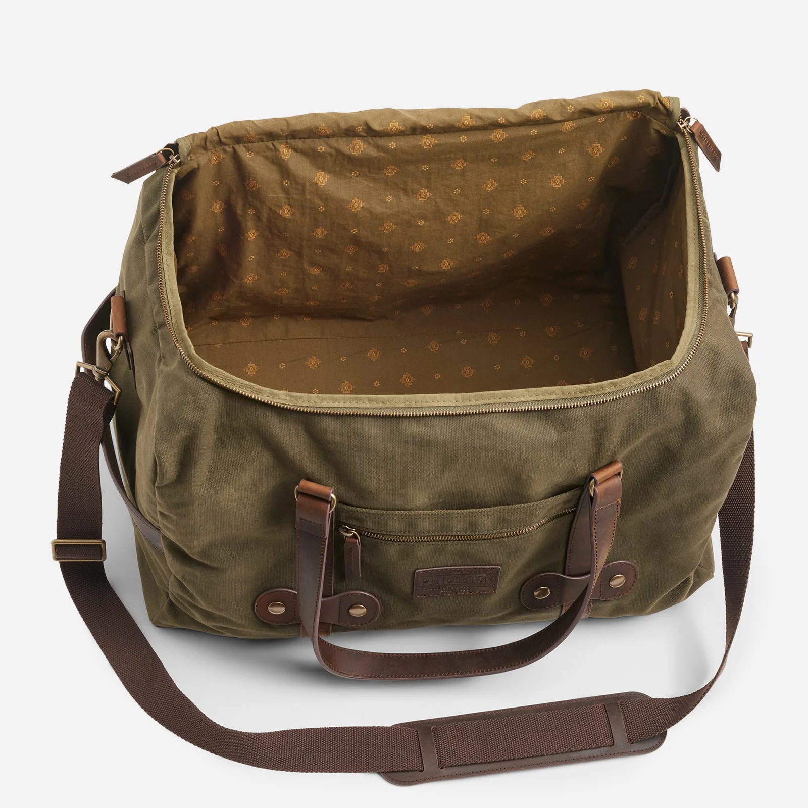 Odyssey Waxed Canvas Duffle Bag - Olive - Image 3