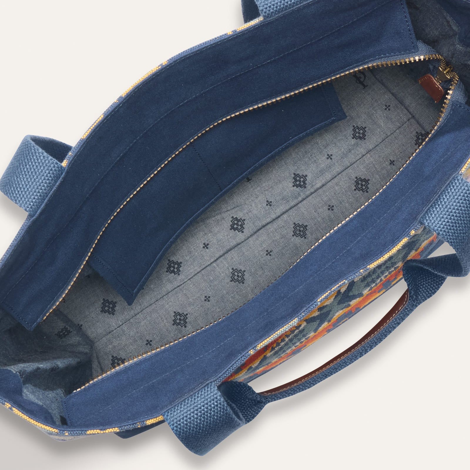 Nehalem Cotton City Zip Tote - Navy - Image 3