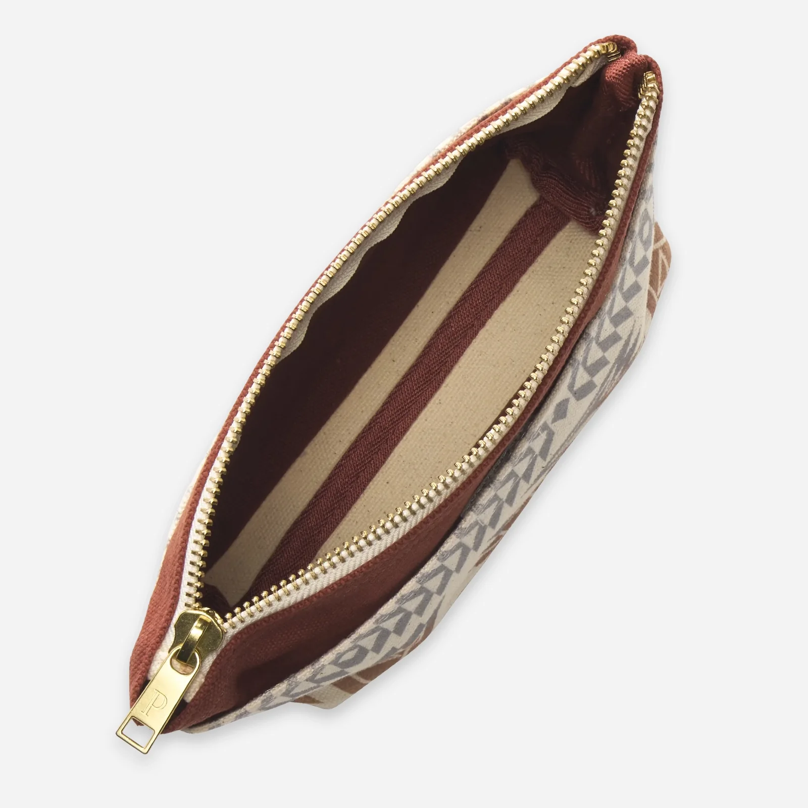 Astoria Canvas Zip Pouch - Ponderosa Brick - Image 2