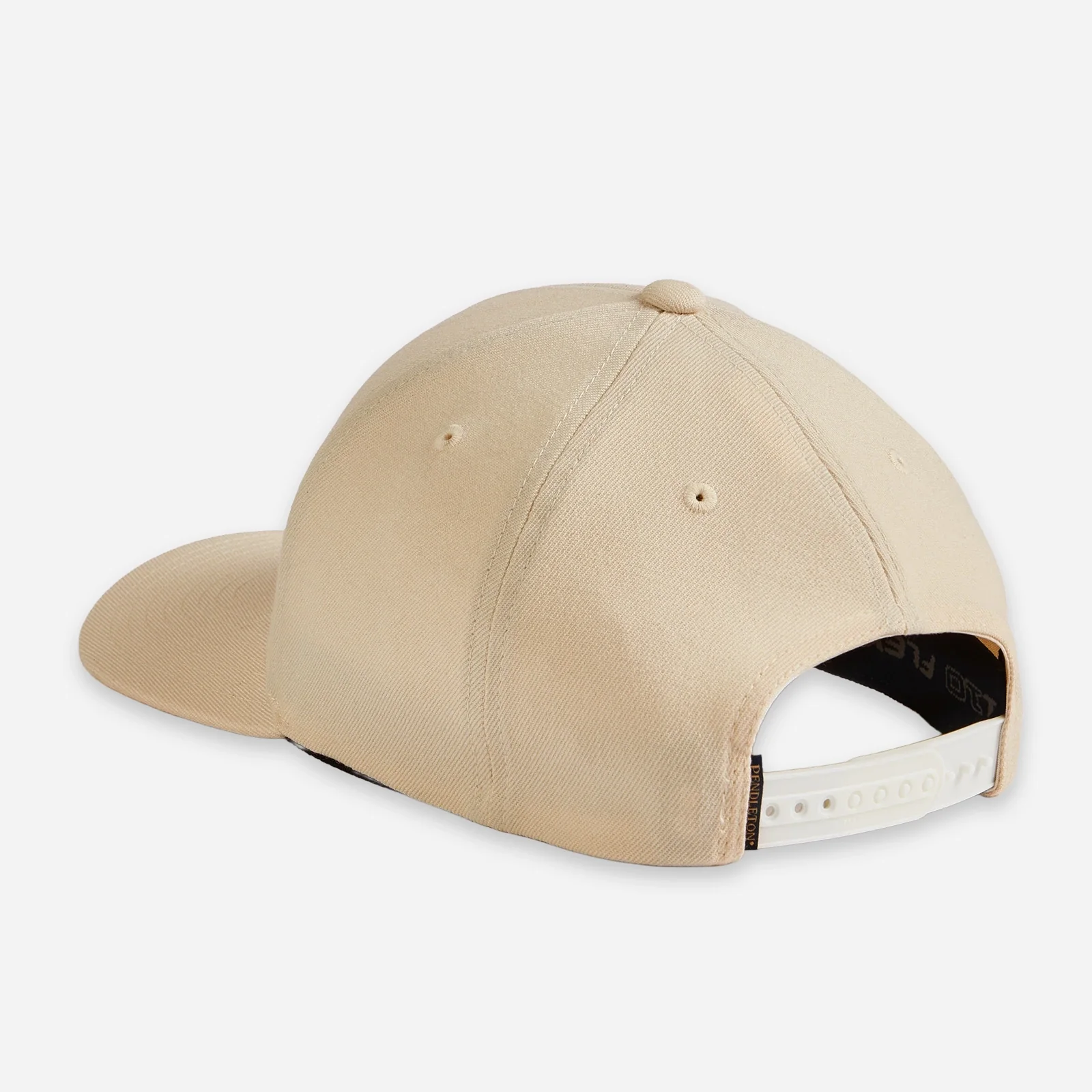 Embroidered Bison Cap - Cream - Image 3