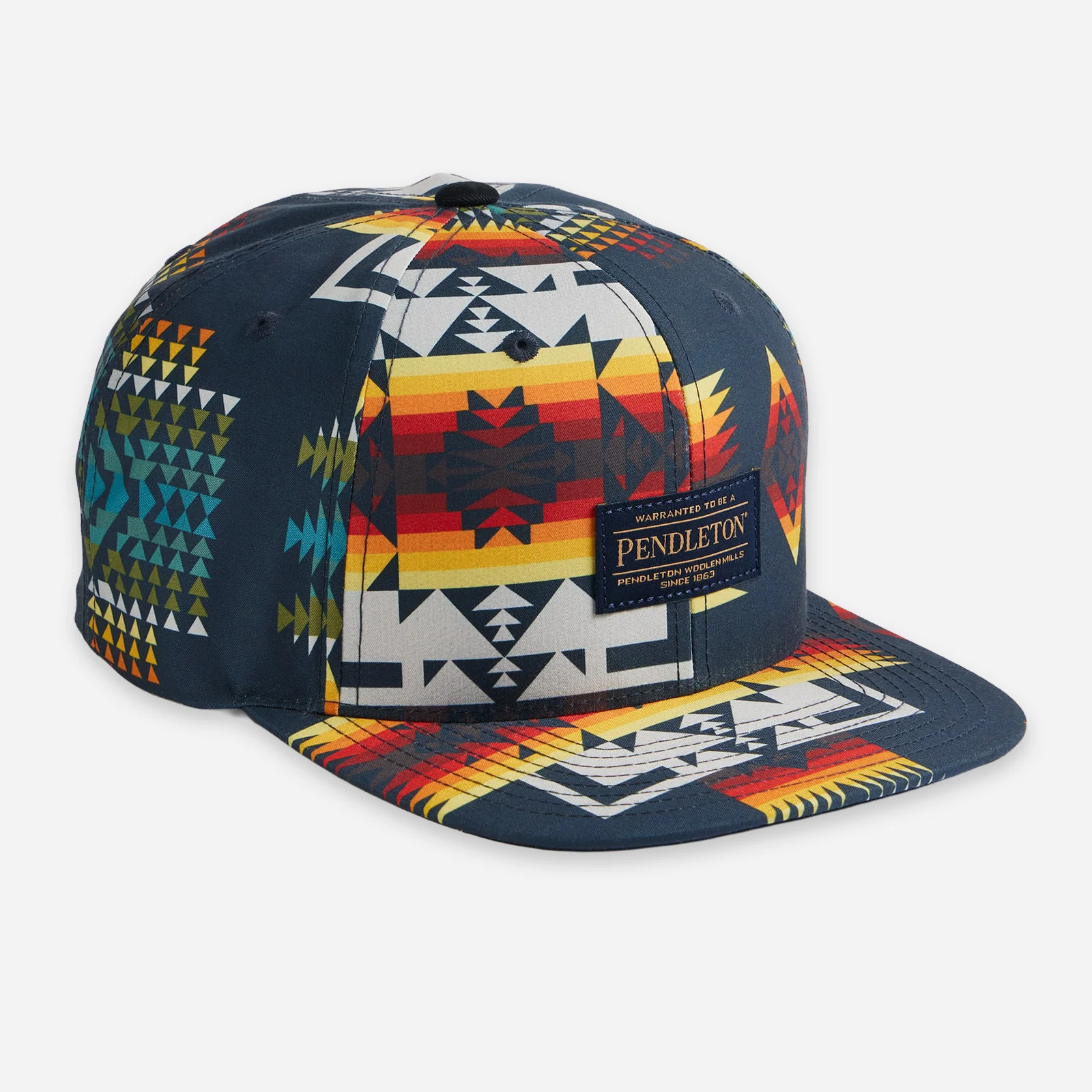 Printed Snapback Cap - Chief Joseph Black