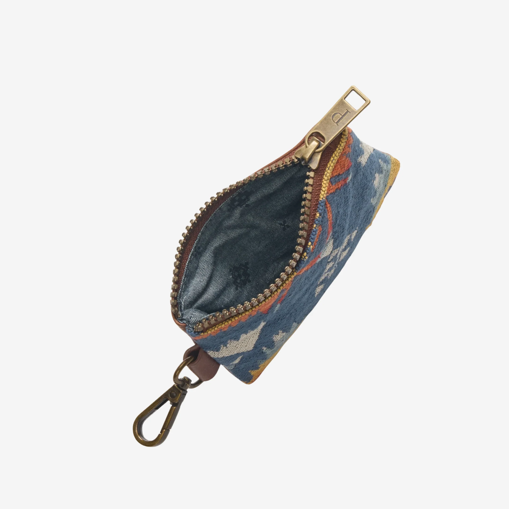 Nehelam Cotton Zip Card Case - NavyMulti - Image 3