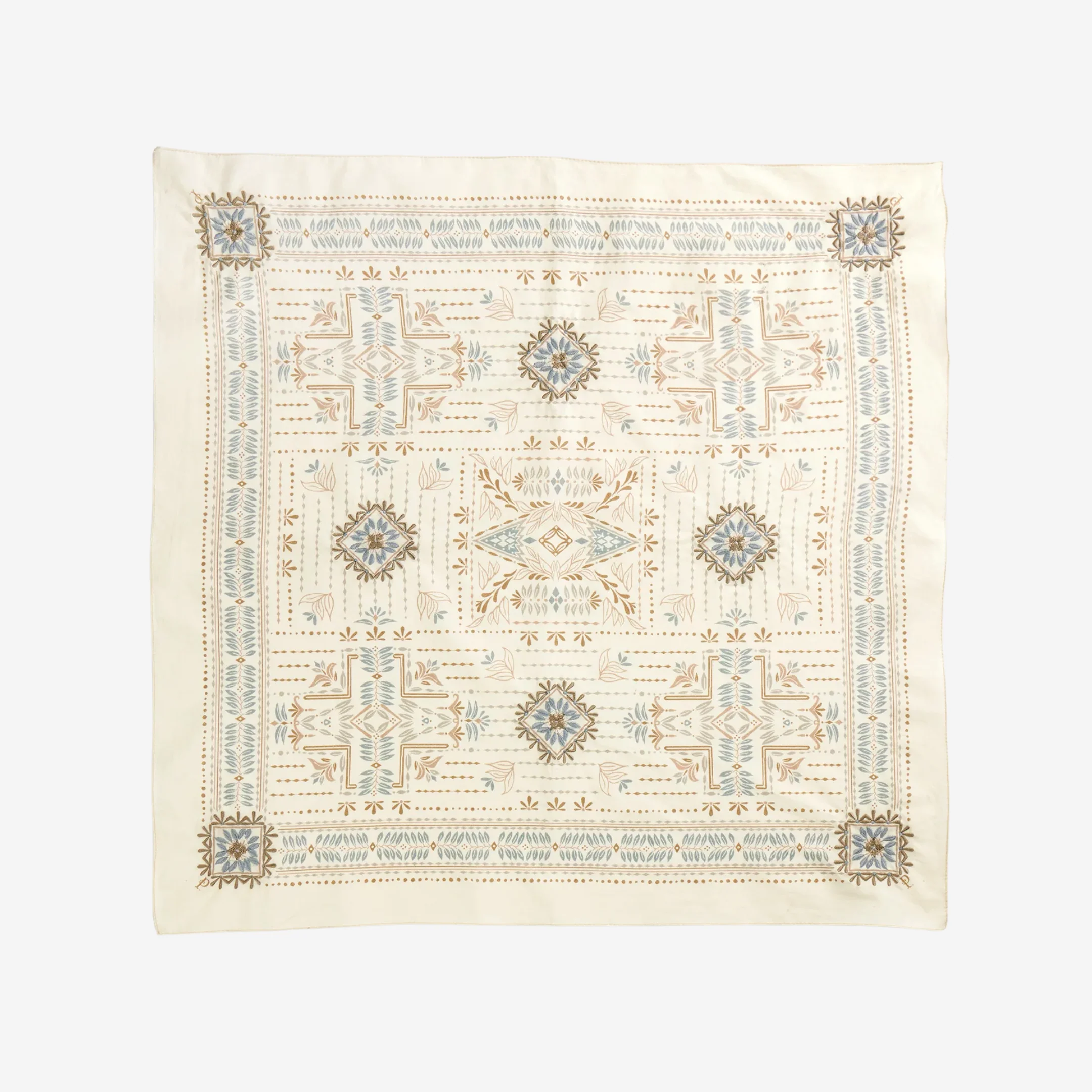 Laurel Grove Embroidered Bandana -  Laurel Grove Ivory - Image 3