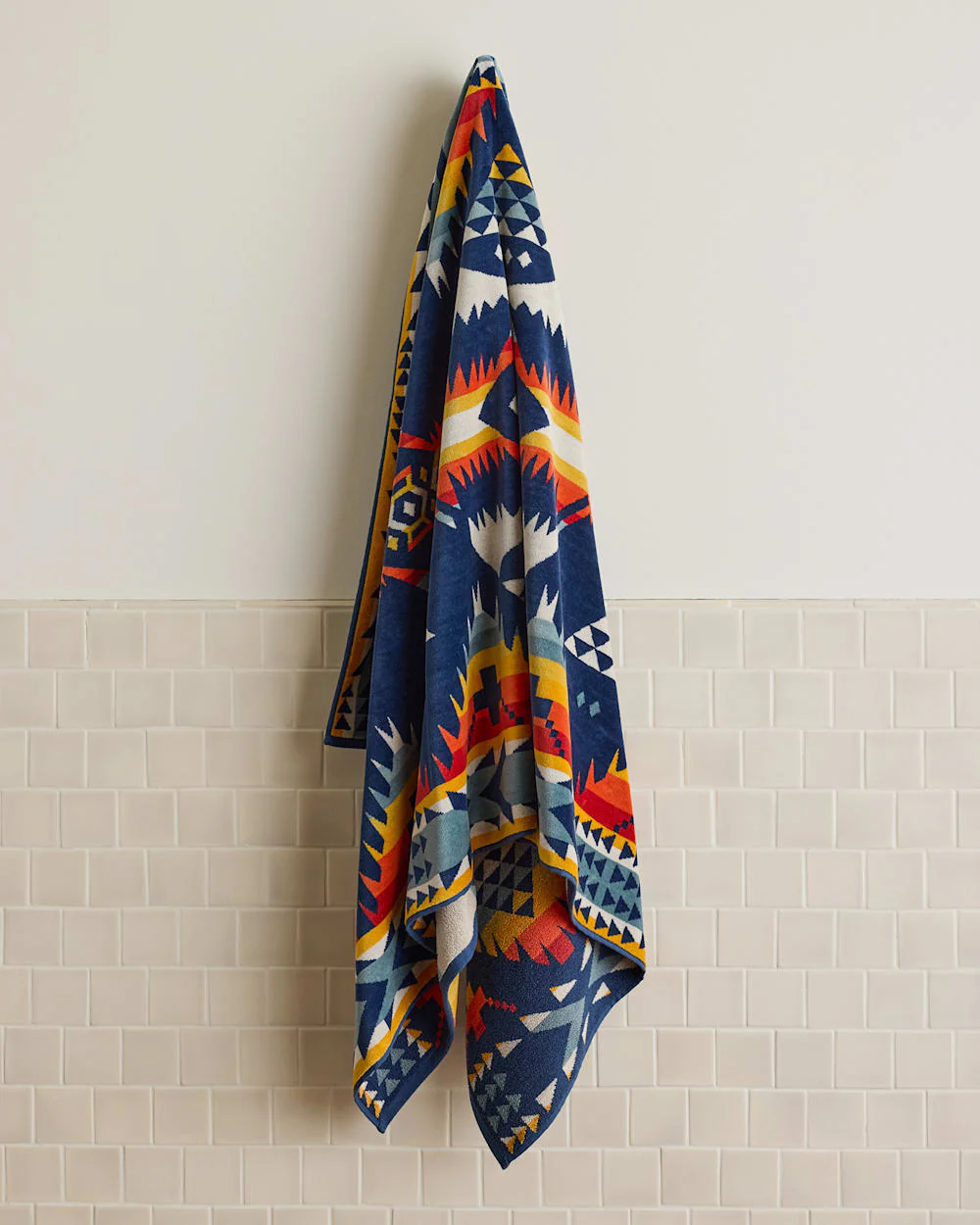 Jacquard Beach Towel - Nehalem Navy - Image 2