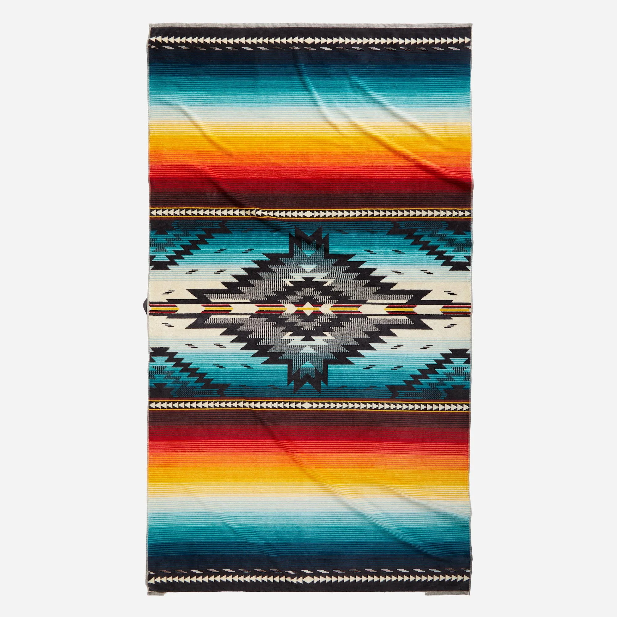 Jacquard Beach Towel - Saltillo Sunset