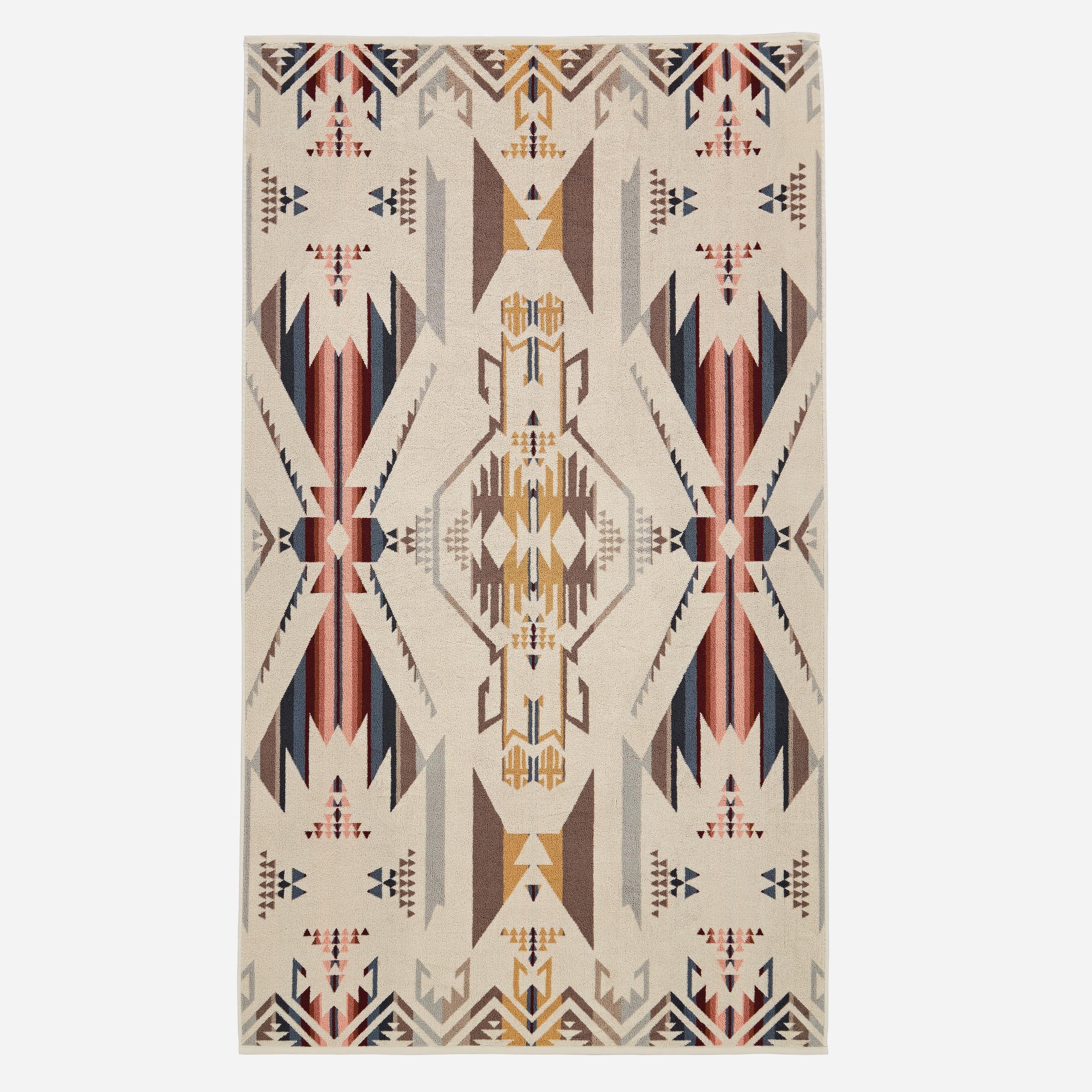 Jacquard Beach Towel - White Sands - Image 2