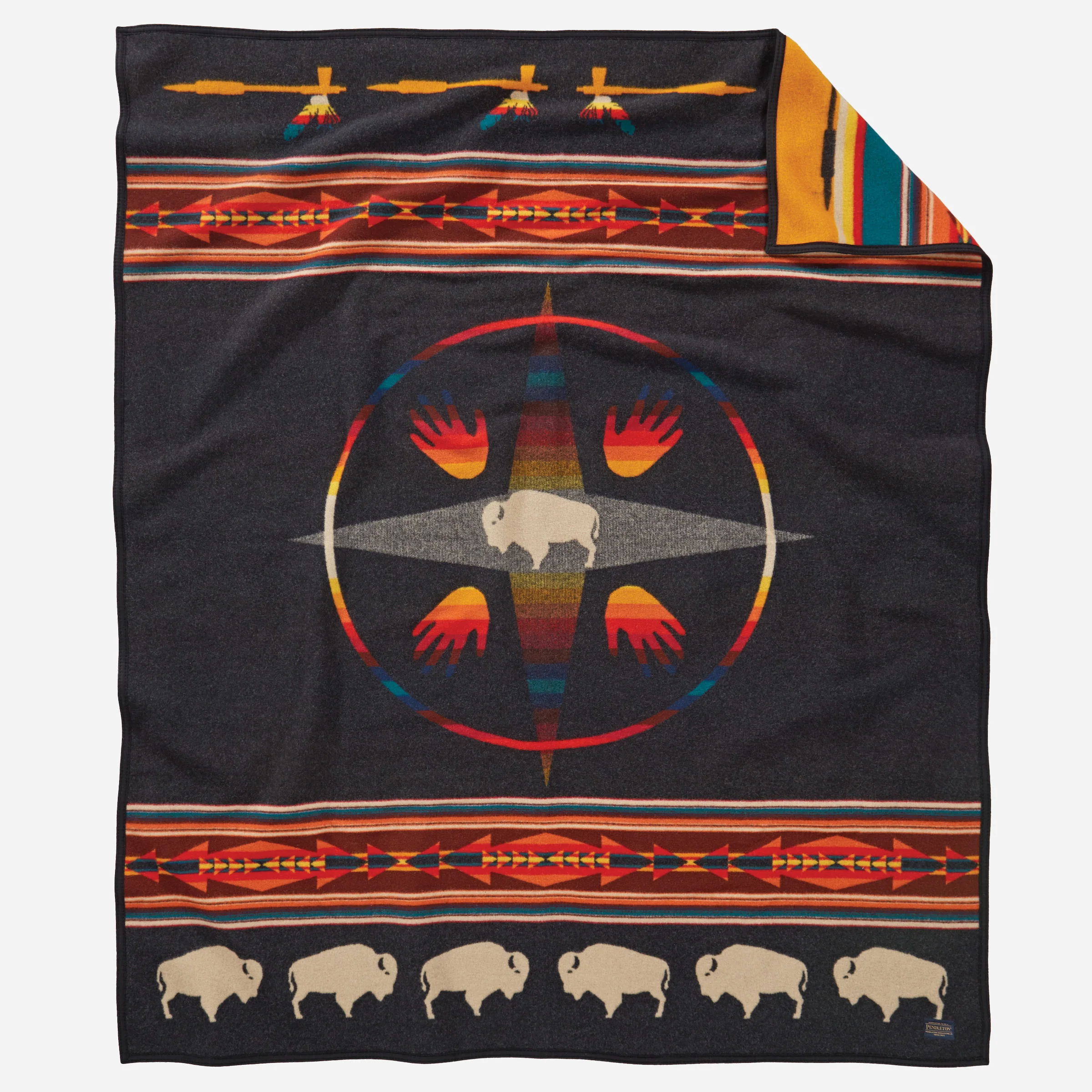 Jacquard Blanket - Big Medicine Oxford - Image 2