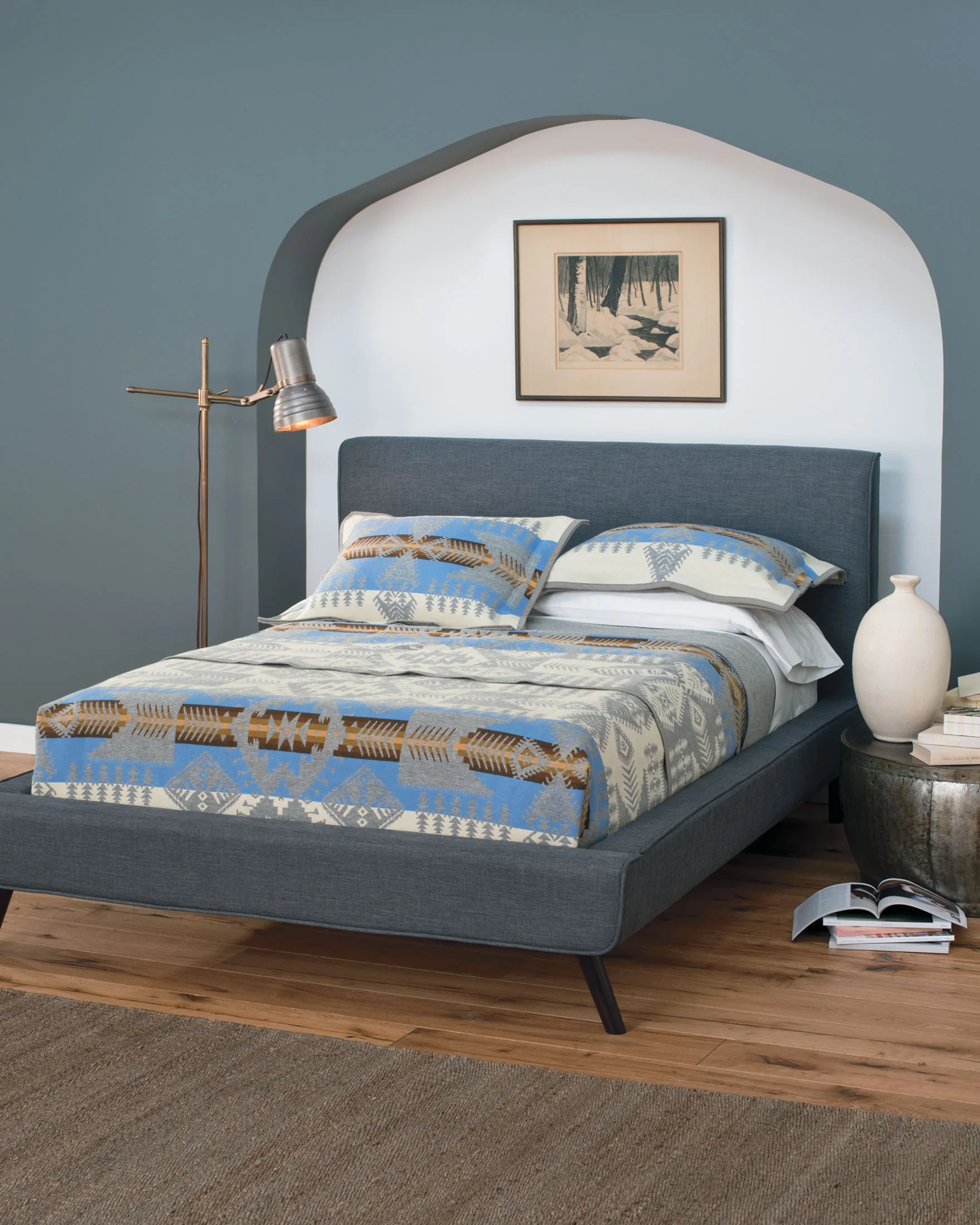 Jacquard Blanket - Silver Bark - Image 3