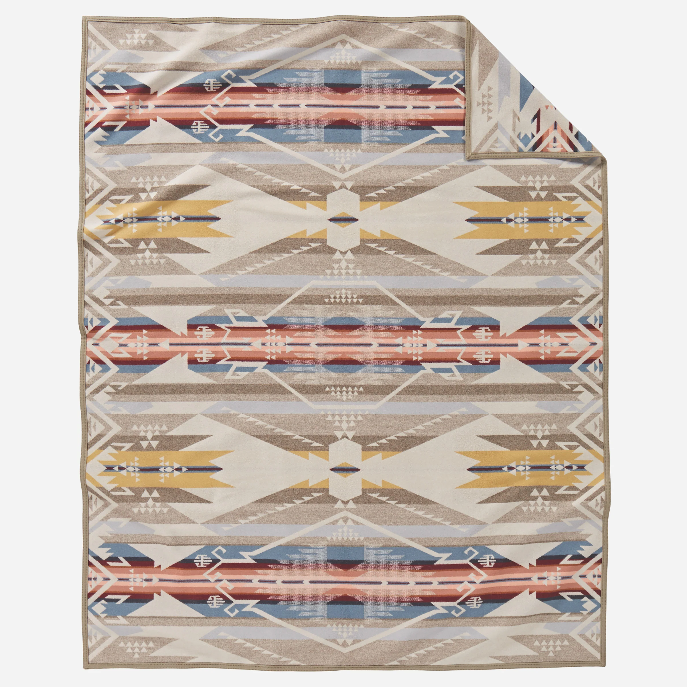 Jacquard Blanket - White Sands - Image 3