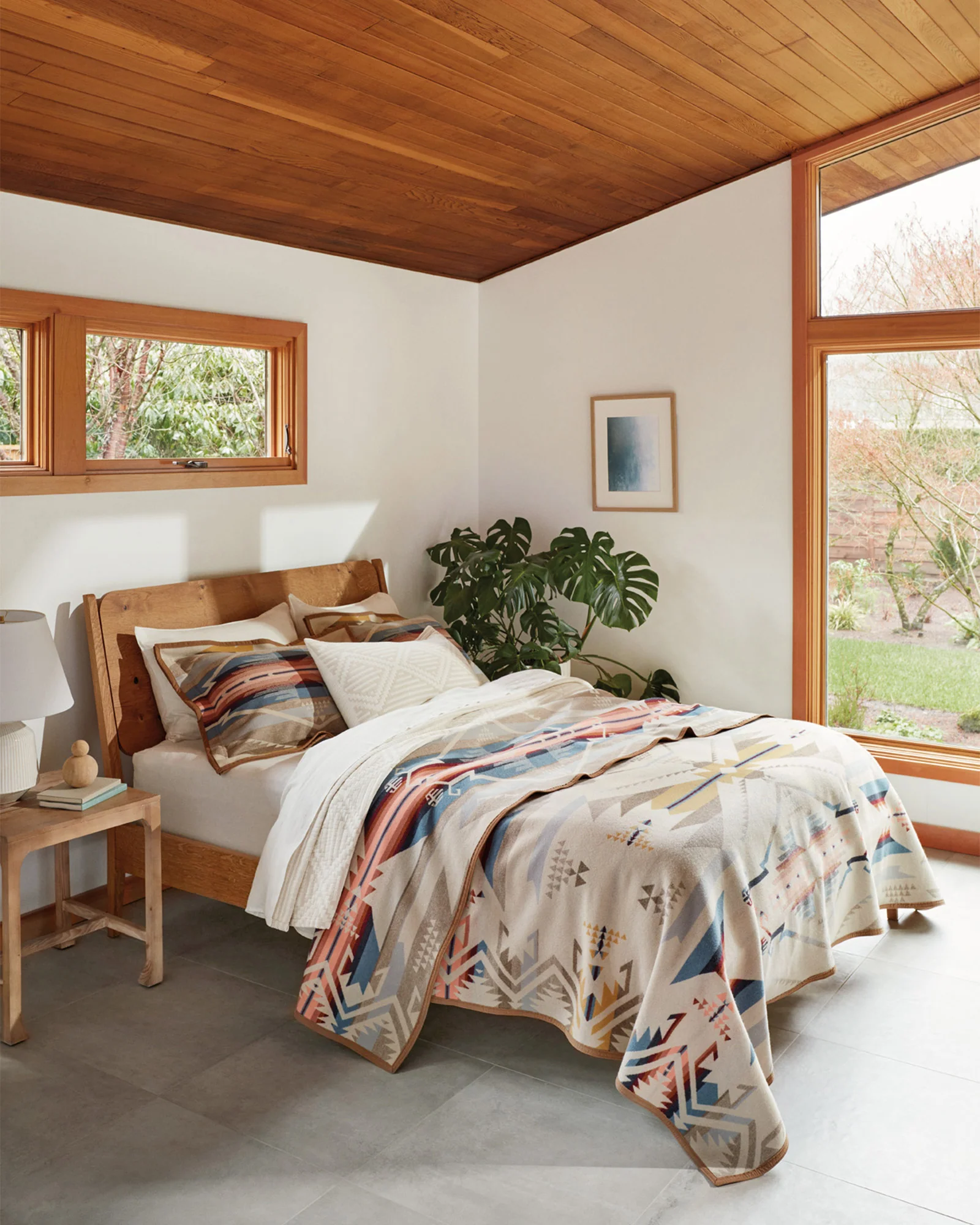 Jacquard Blanket - White Sands - Image 4