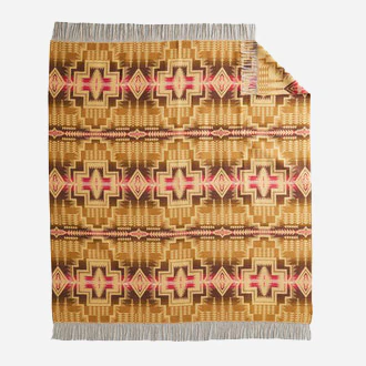 Jacquard Throw - Harding Star Bronze - Image 3