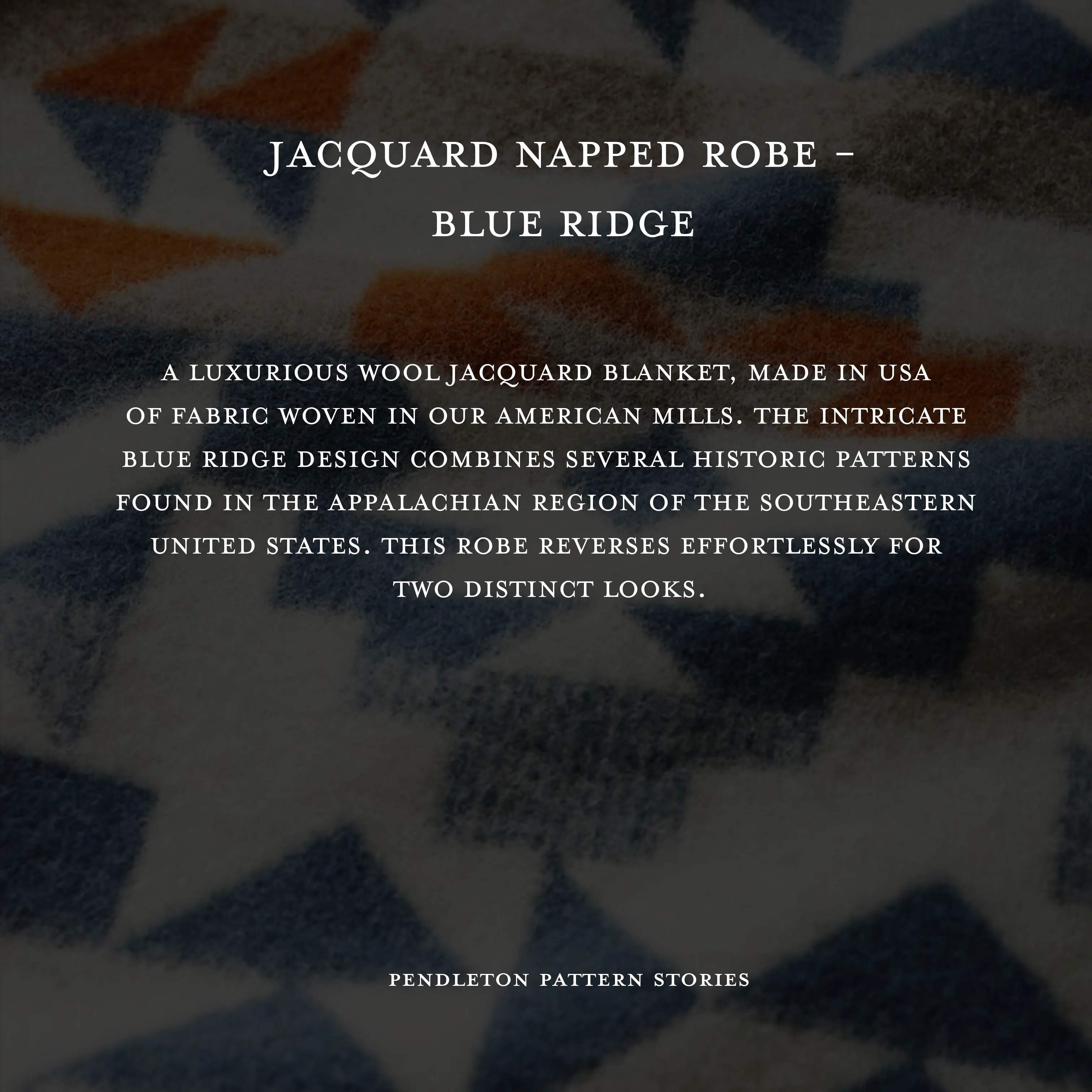 Jacquard Blanket - Blue Ridge - Image 11