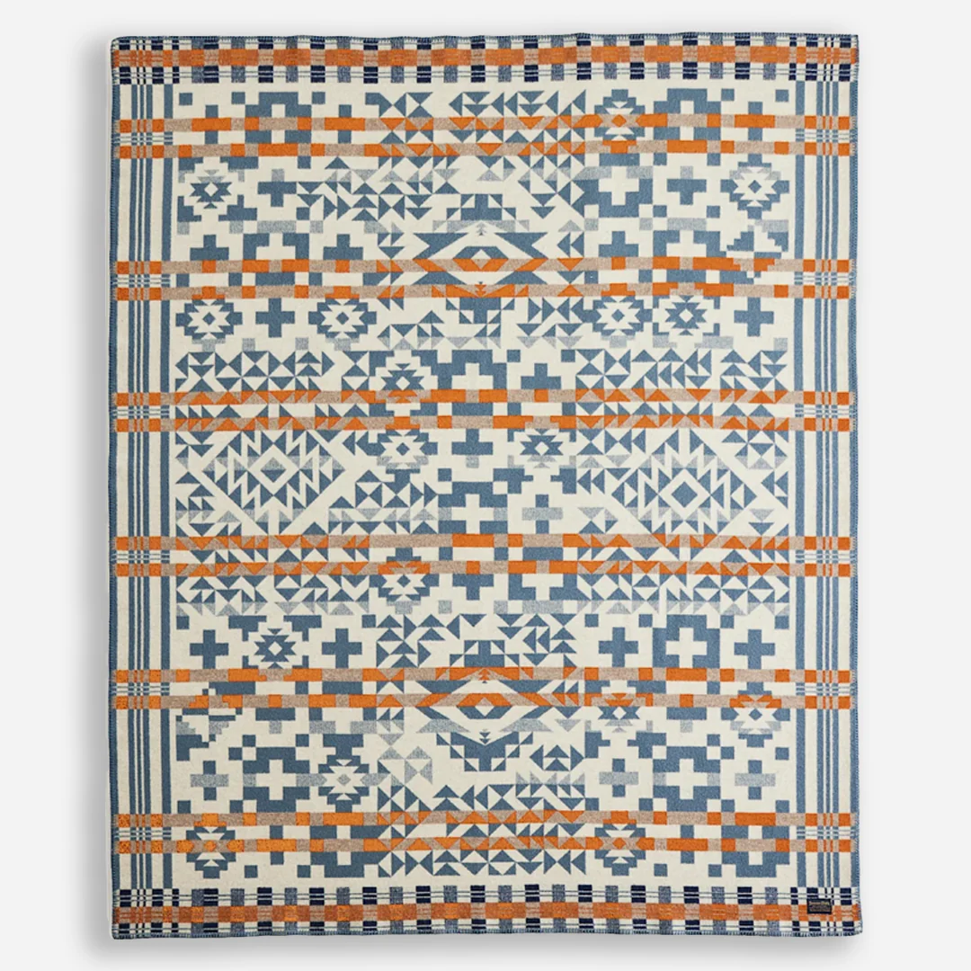 Jacquard Blanket - Blue Ridge - Image 2
