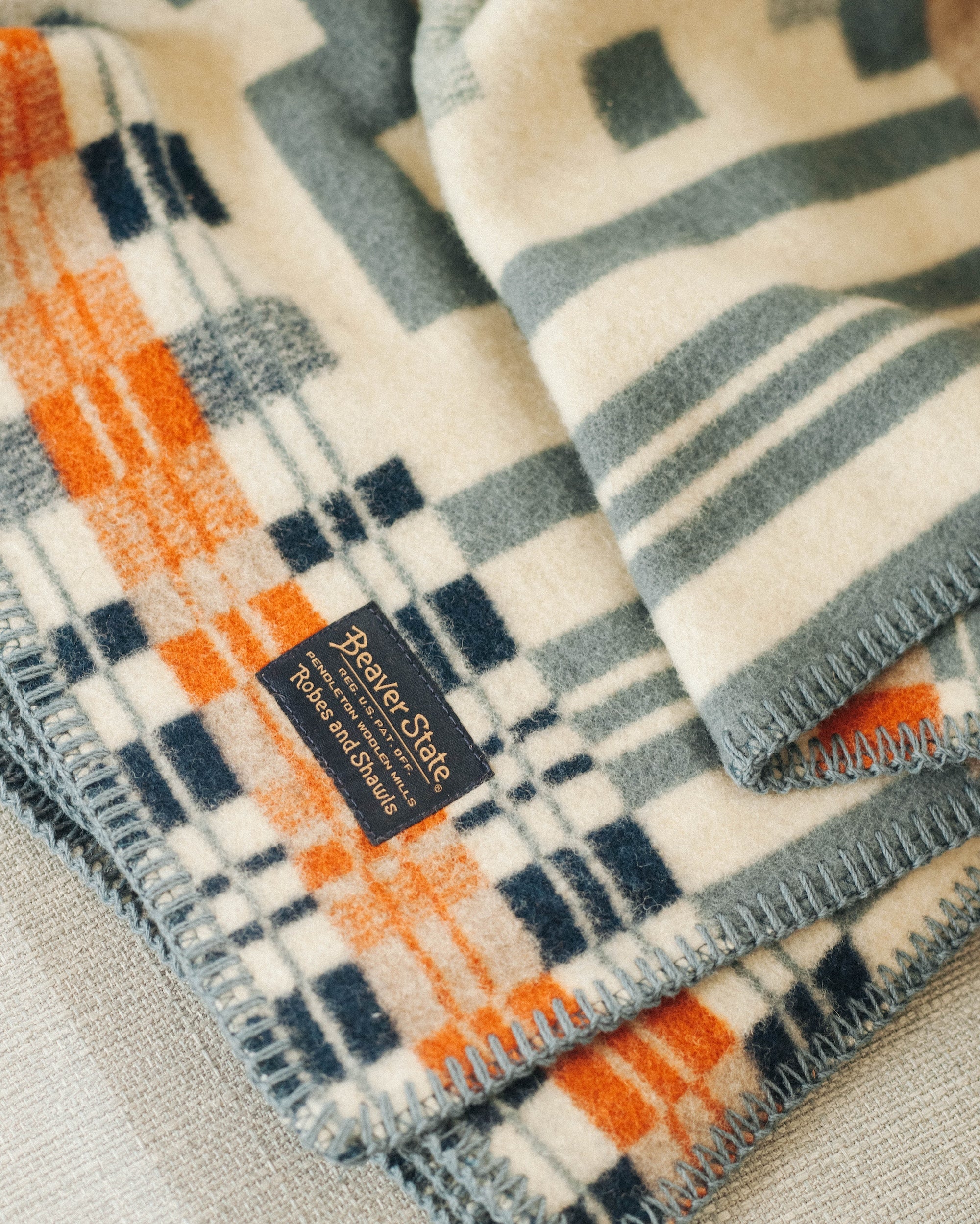 Jacquard Blanket - Blue Ridge - Image 5