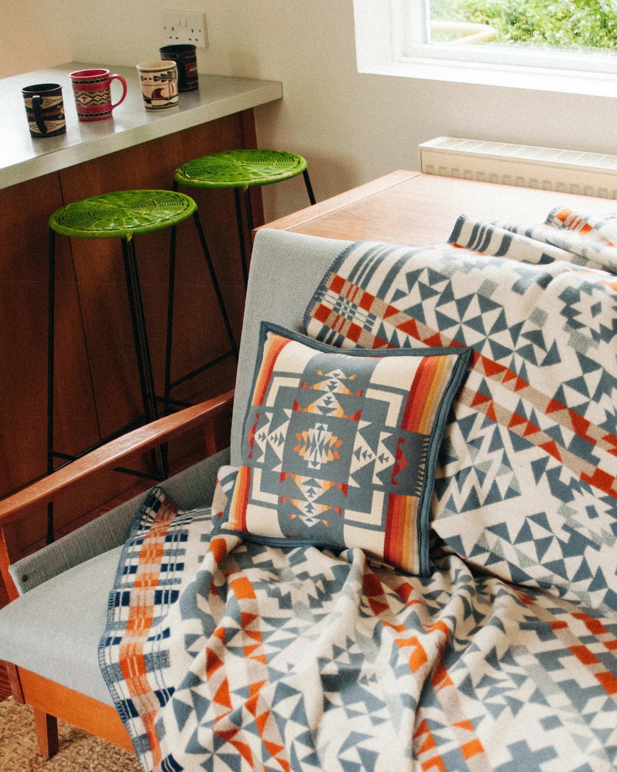 Jacquard Blanket - Blue Ridge - Image 8