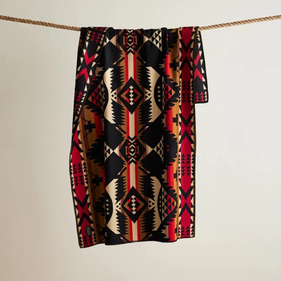 Jacquard Saddle Blanket - Nehalem Black - Image 2