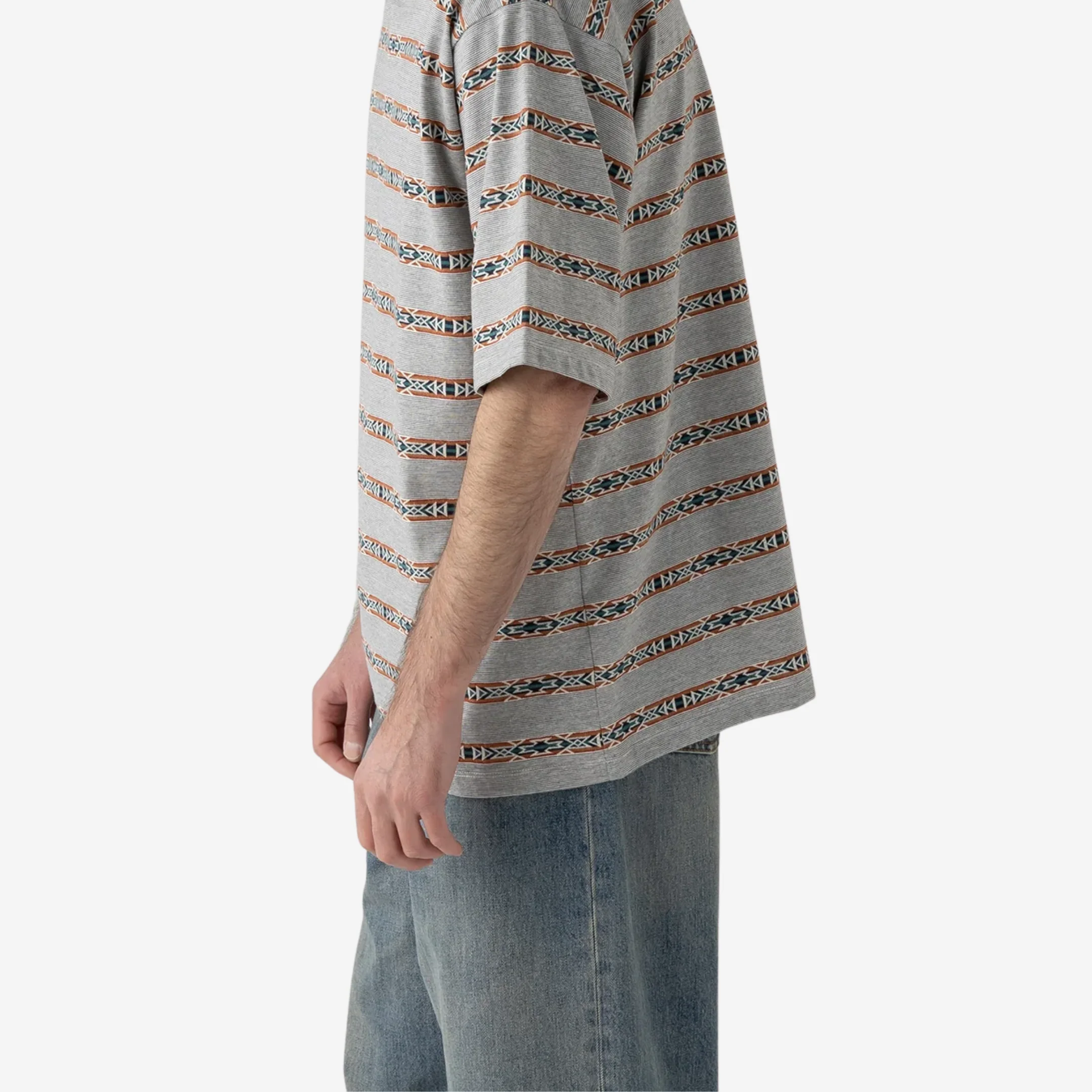 Jacquard Tee - Off White - Image 3