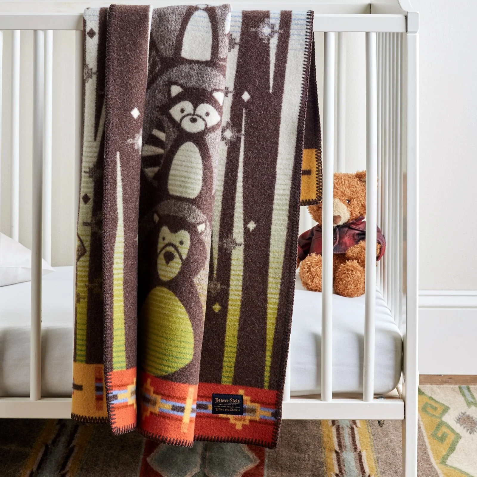Baby Blanket - Woodland Neighbours - Image 2