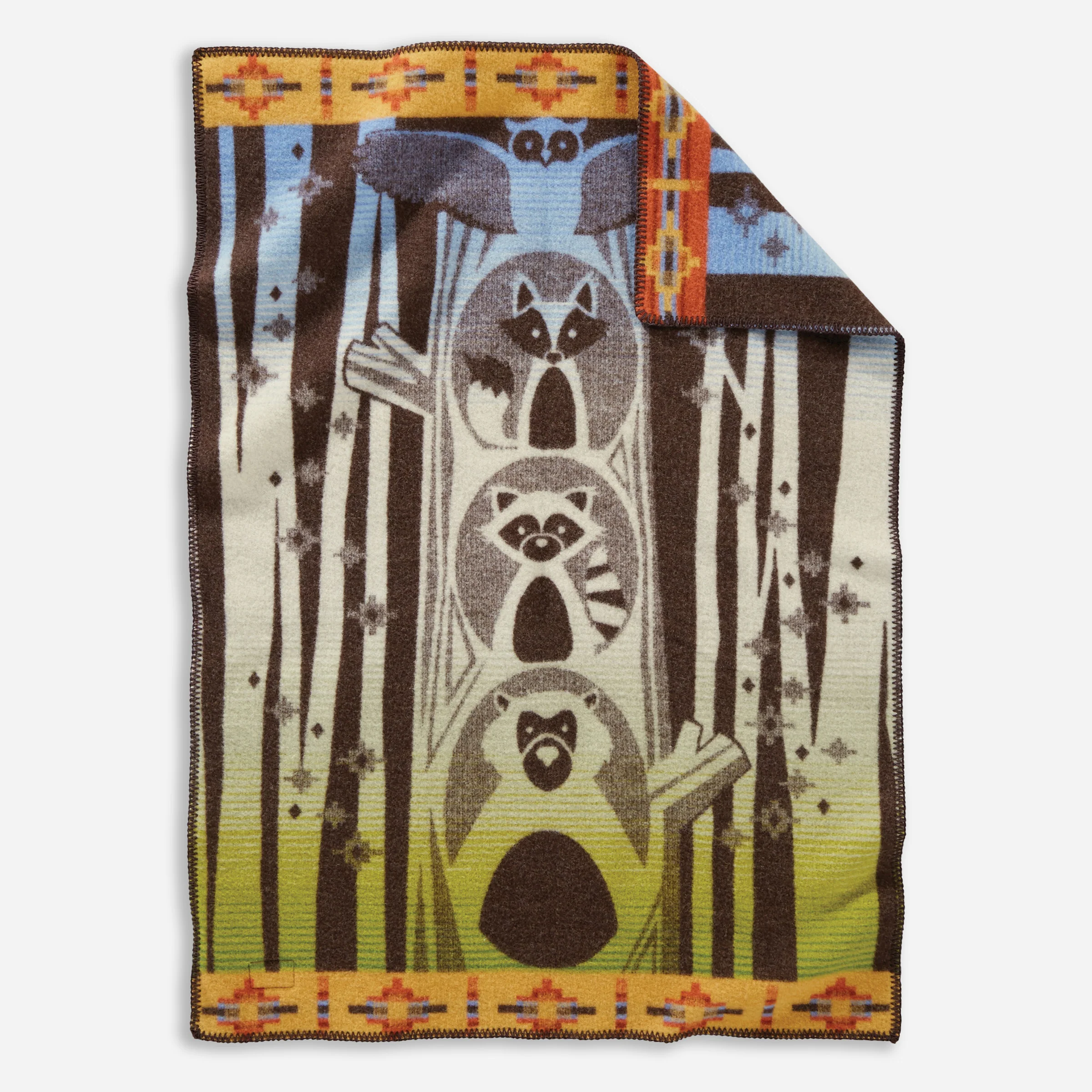 Baby Blanket - Woodland Neighbours - Image 3