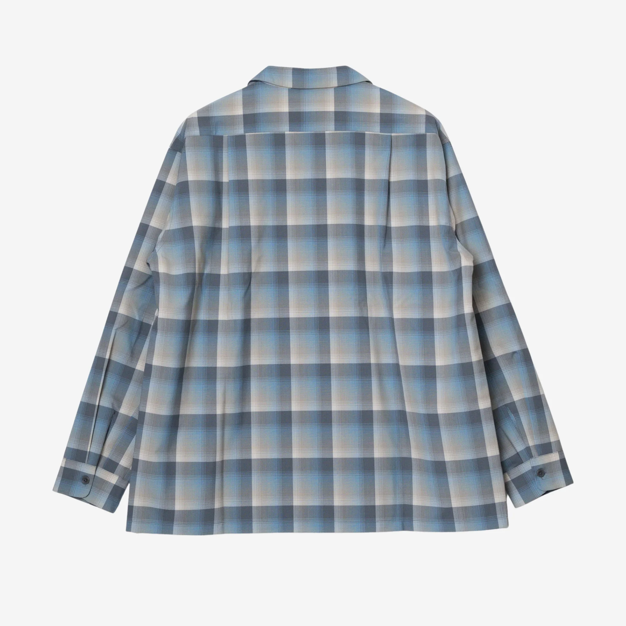 Open Collar Shirt - Slate/ Grey - Image 3