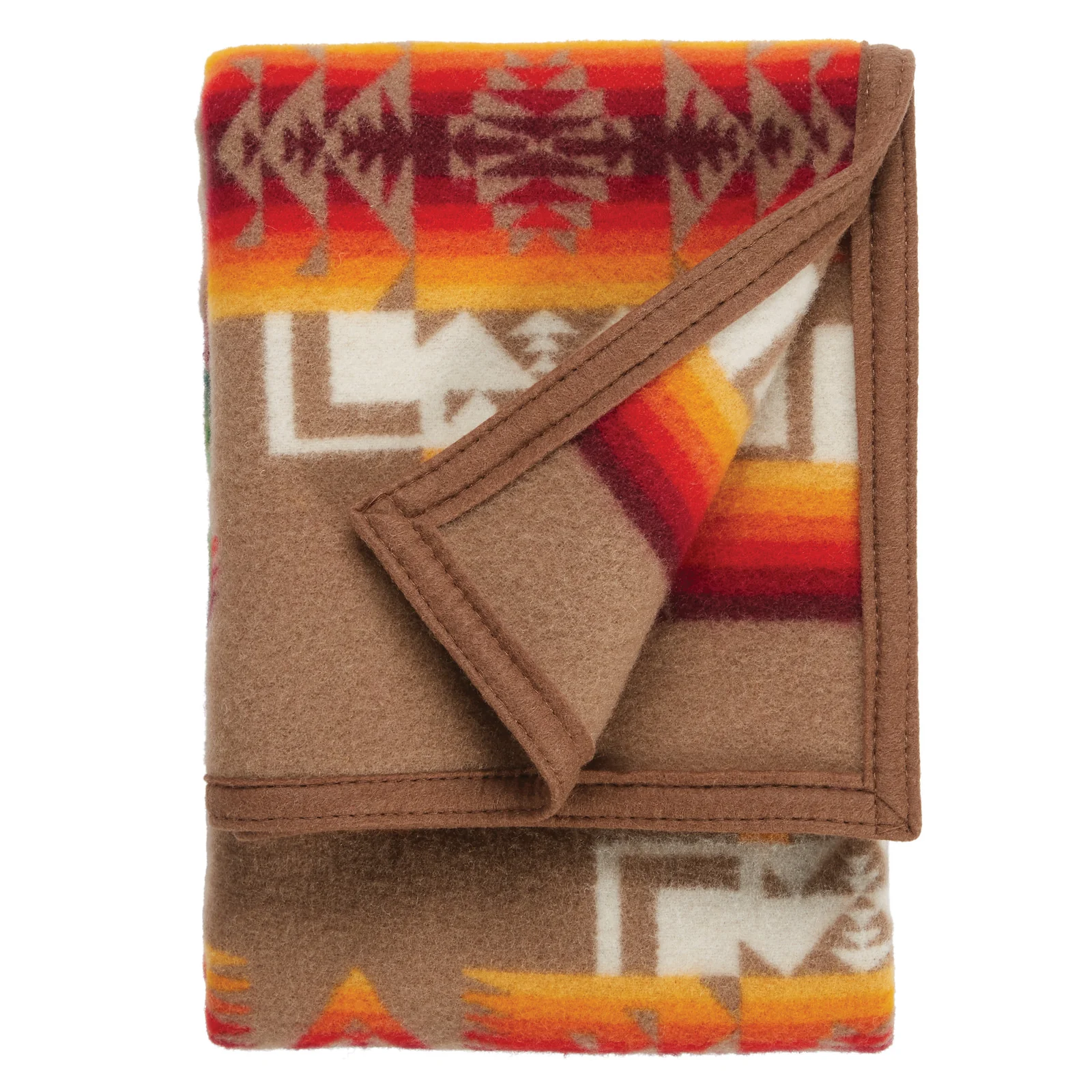 Chief Joseph Baby Blanket - Khaki - Image 3