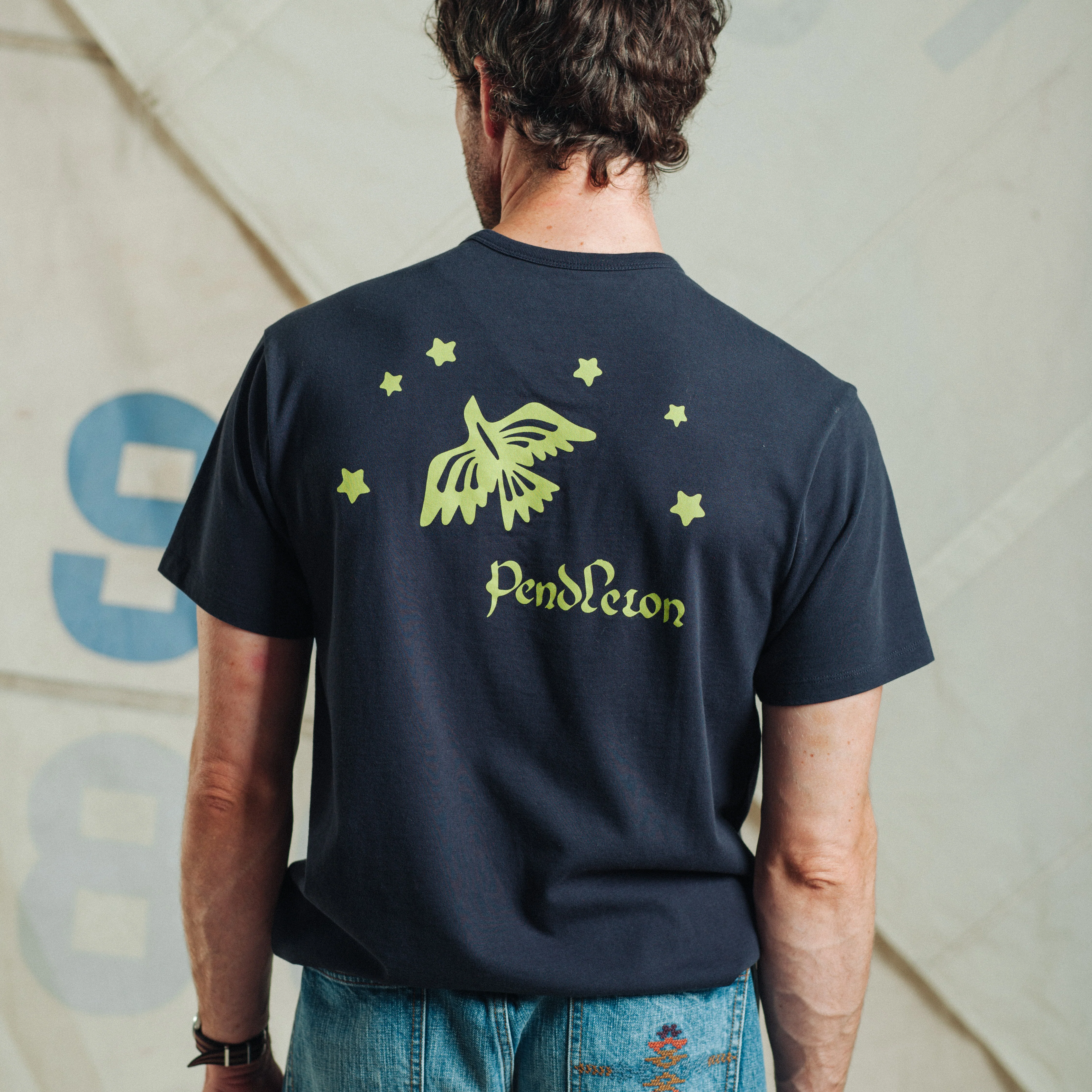 Star Bird T-Shirt - Navy - Image 6