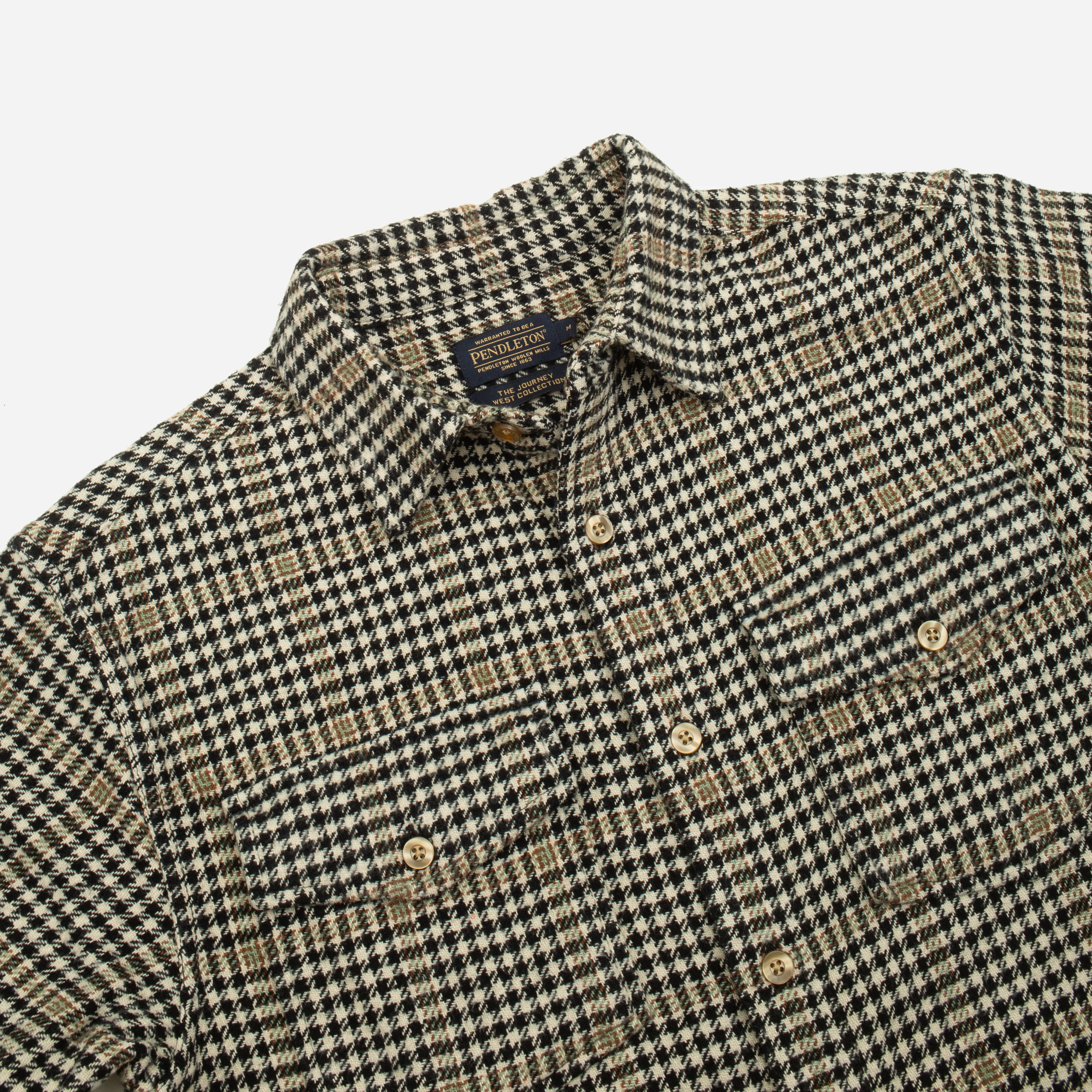 Big Pocket Check Shirt - White/Grey - Image 4